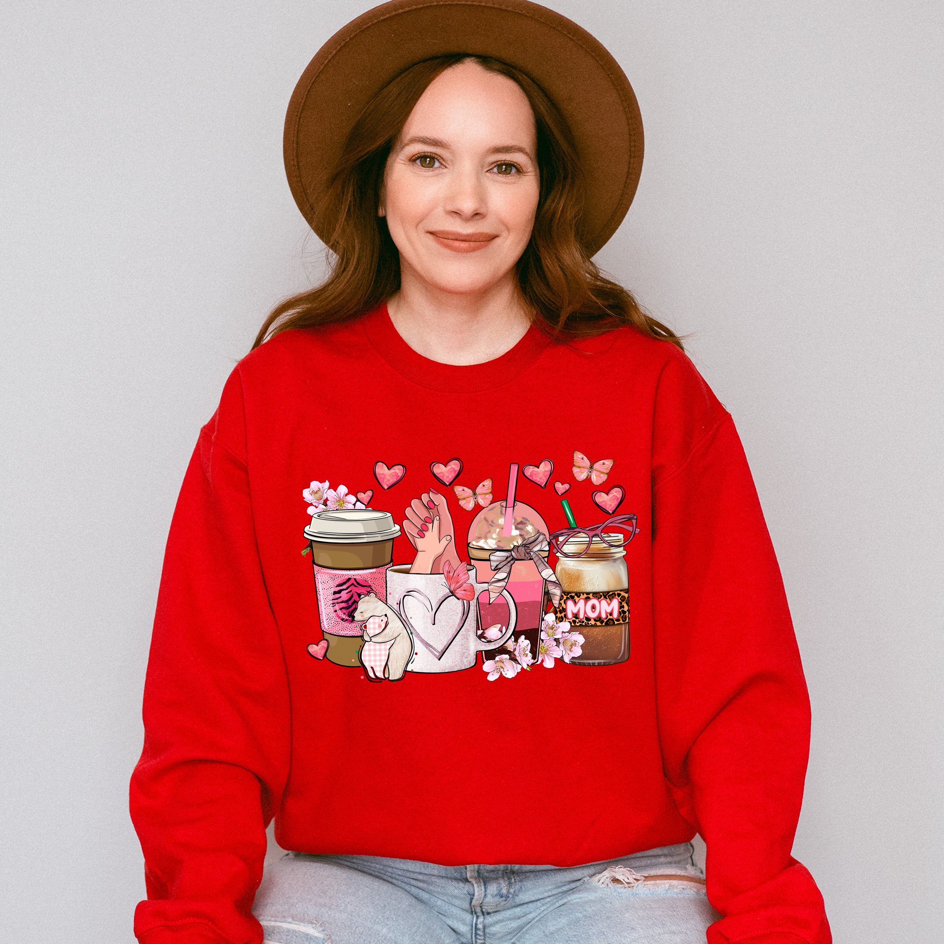 Best Mom Ever Cups Mother's Day Unisex Crewneck T-Shirt Sweatshirt Hoodie