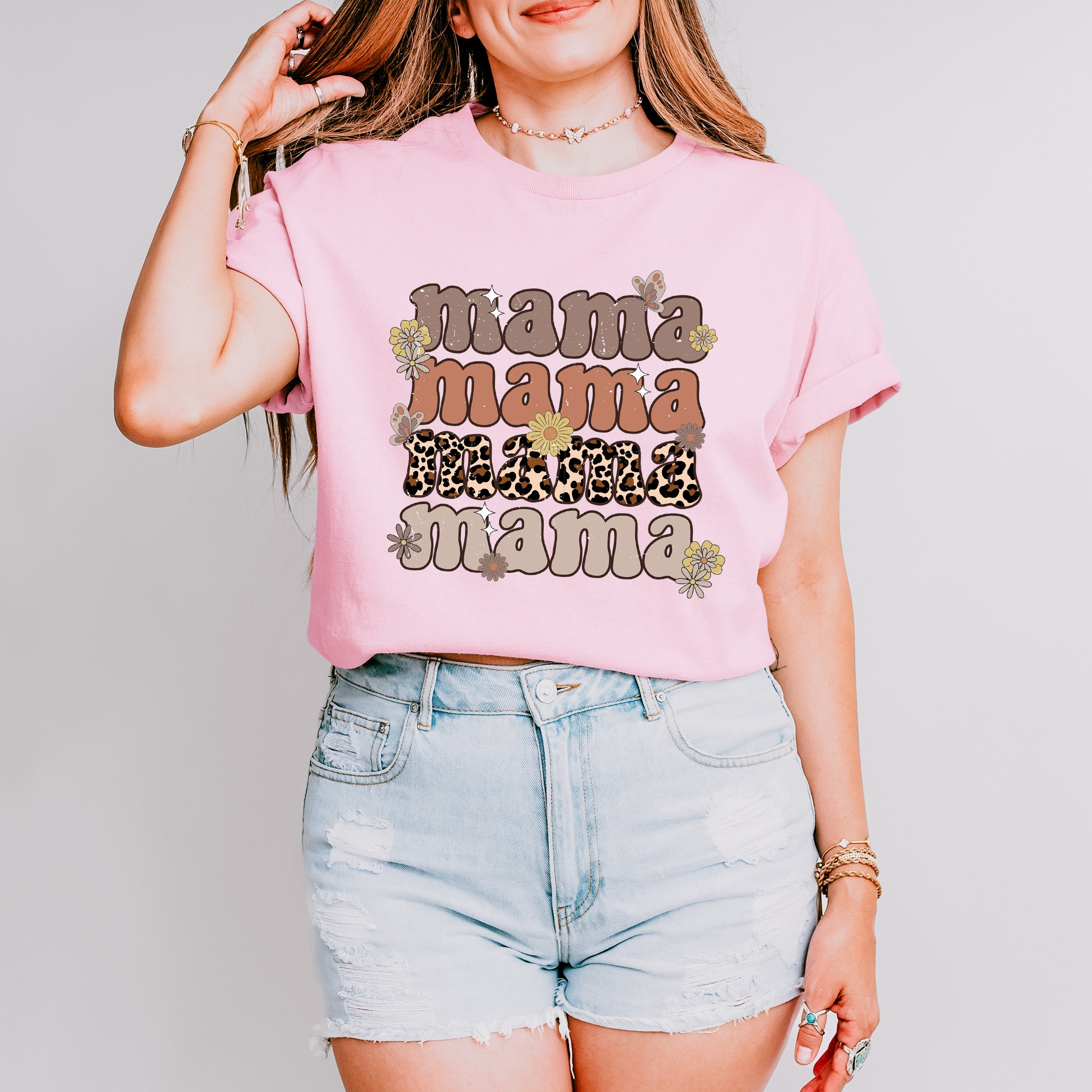 Mama Mama Mother's Day Unisex Crewneck T-Shirt Sweatshirt Hoodie