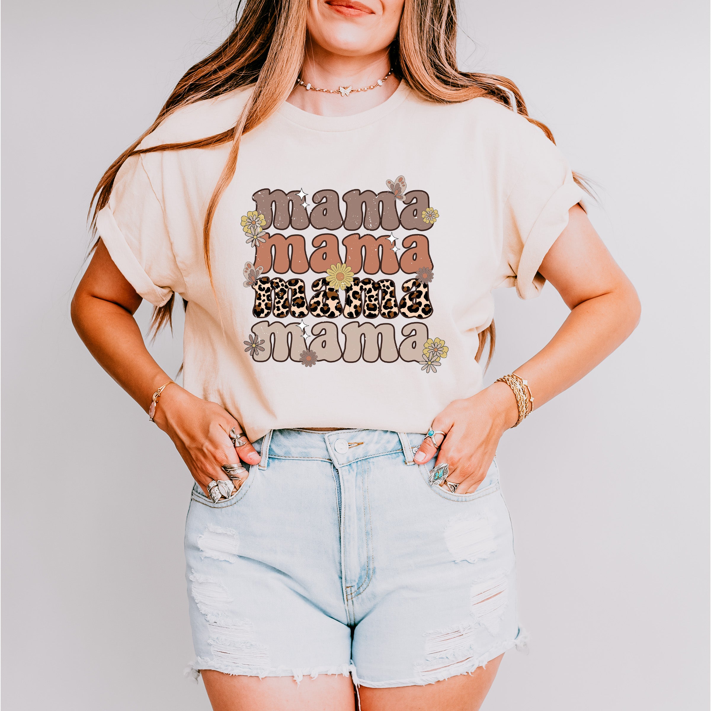 Mama Mama Mother's Day Unisex Crewneck T-Shirt Sweatshirt Hoodie