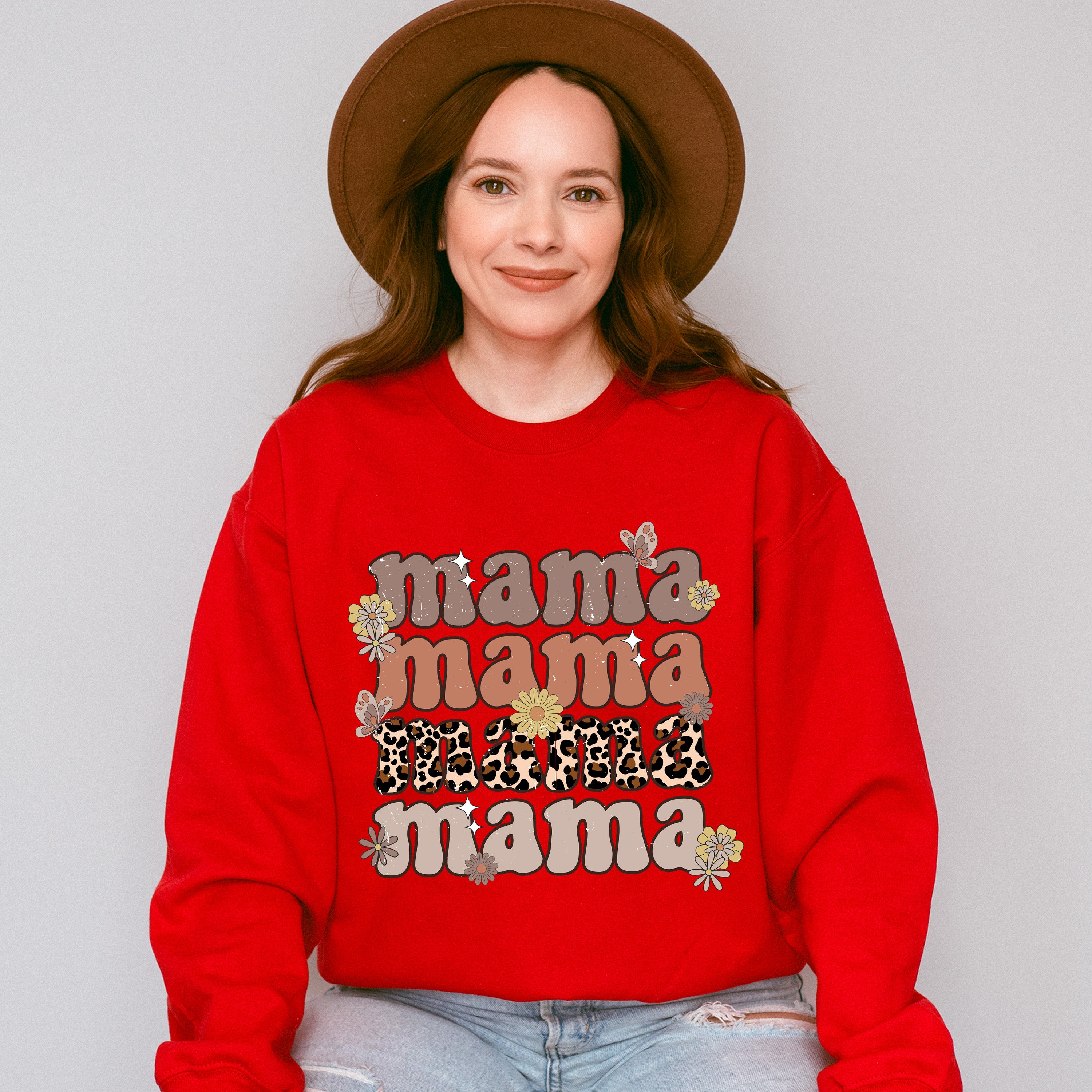 Mama Mama Mother's Day Unisex Crewneck T-Shirt Sweatshirt Hoodie