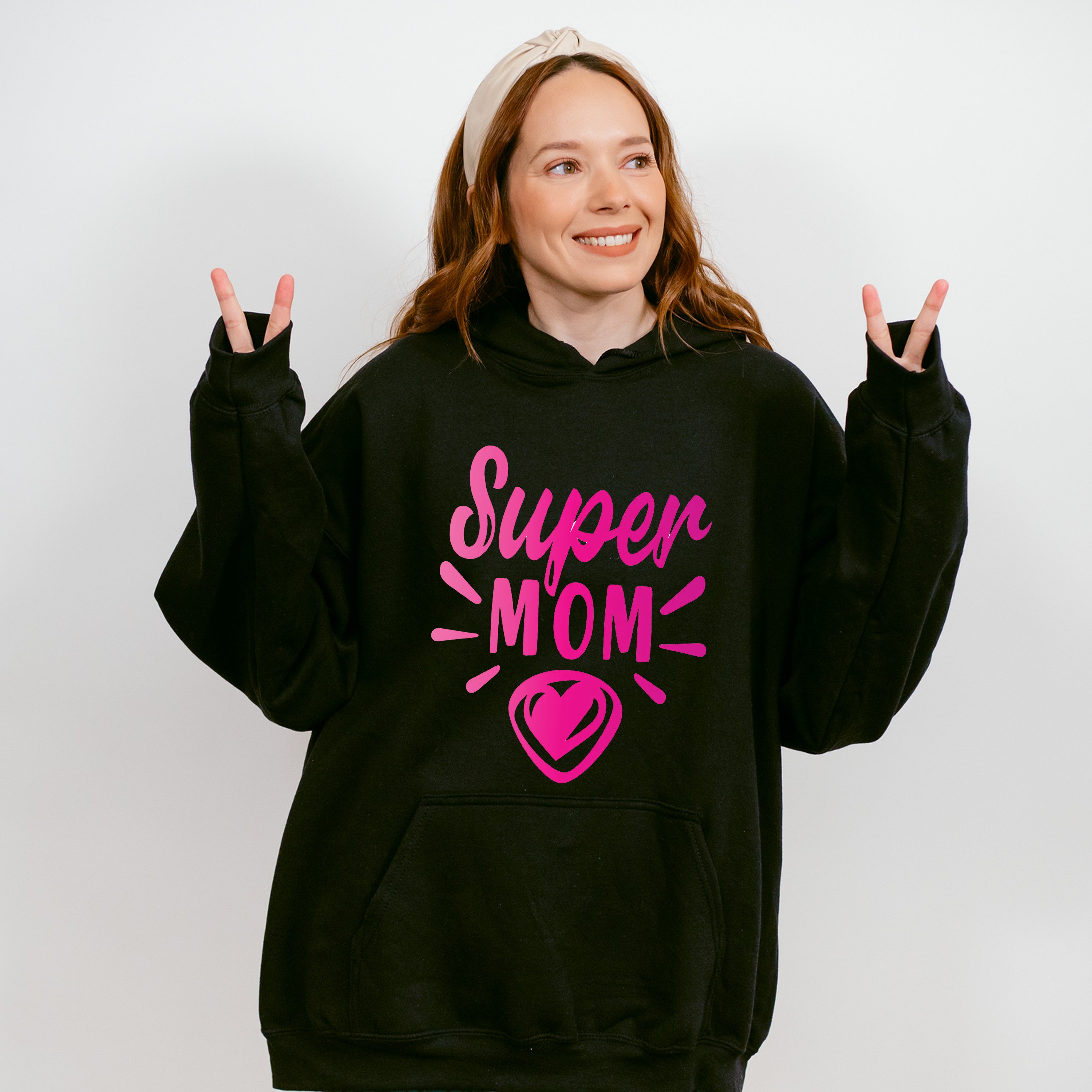 Super Mom Mother's Day Unisex Crewneck T-Shirt Sweatshirt Hoodie