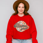 Retro Flowers Mama Mother's Day Unisex Crewneck T-Shirt Sweatshirt Hoodie