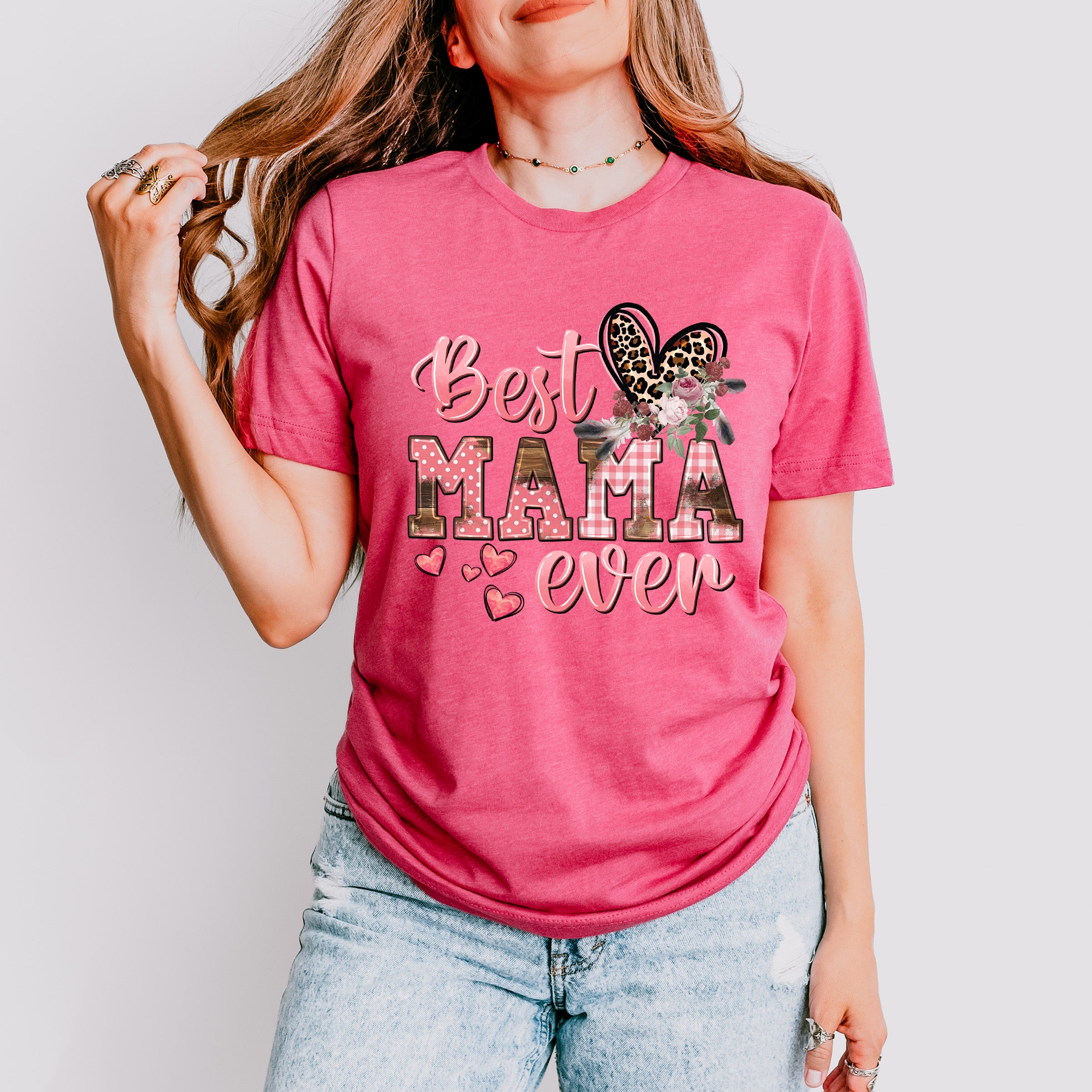 Best Mama Ever Mother's Day Unisex Crewneck T-Shirt Sweatshirt Hoodie