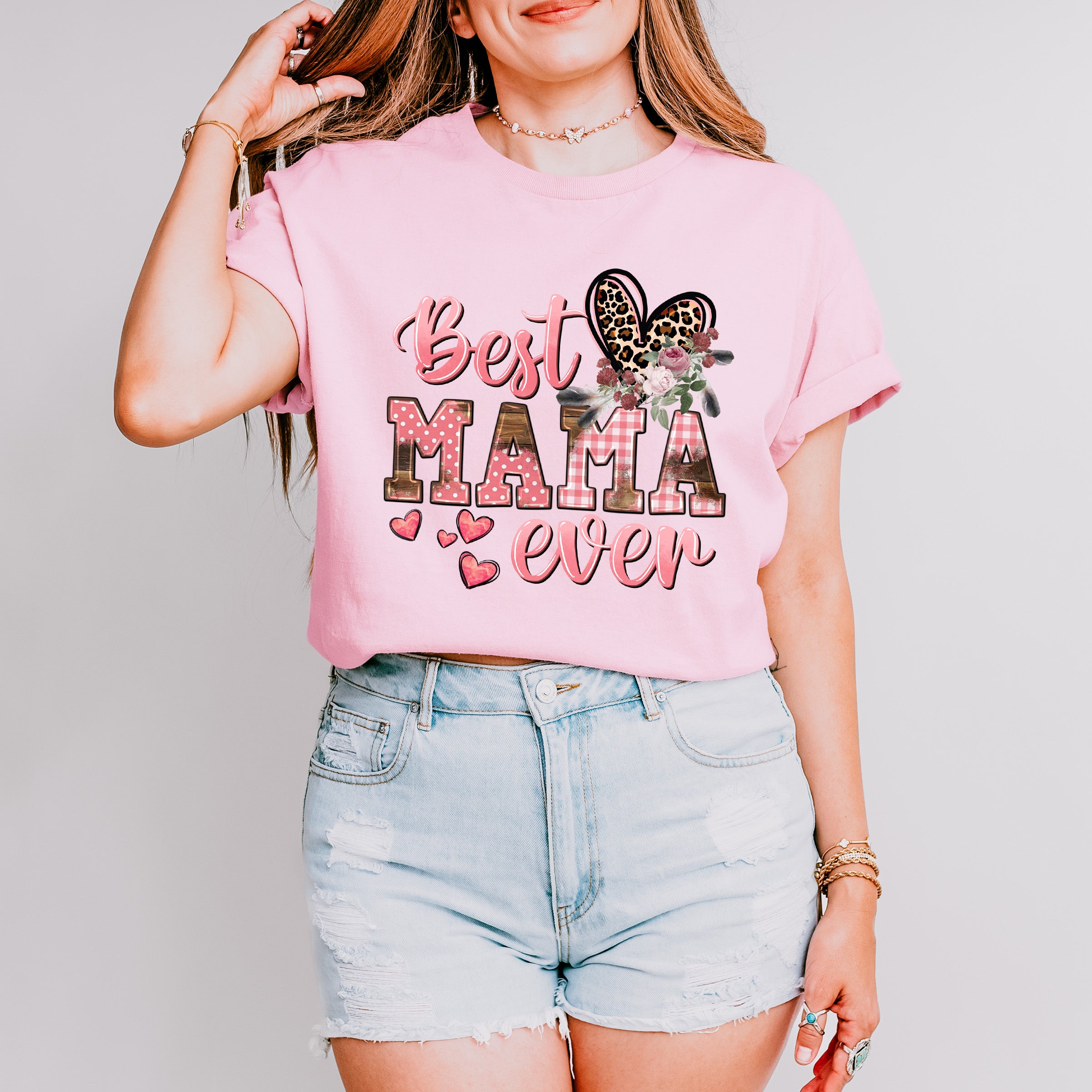 Best Mama Ever Mother's Day Unisex Crewneck T-Shirt Sweatshirt Hoodie