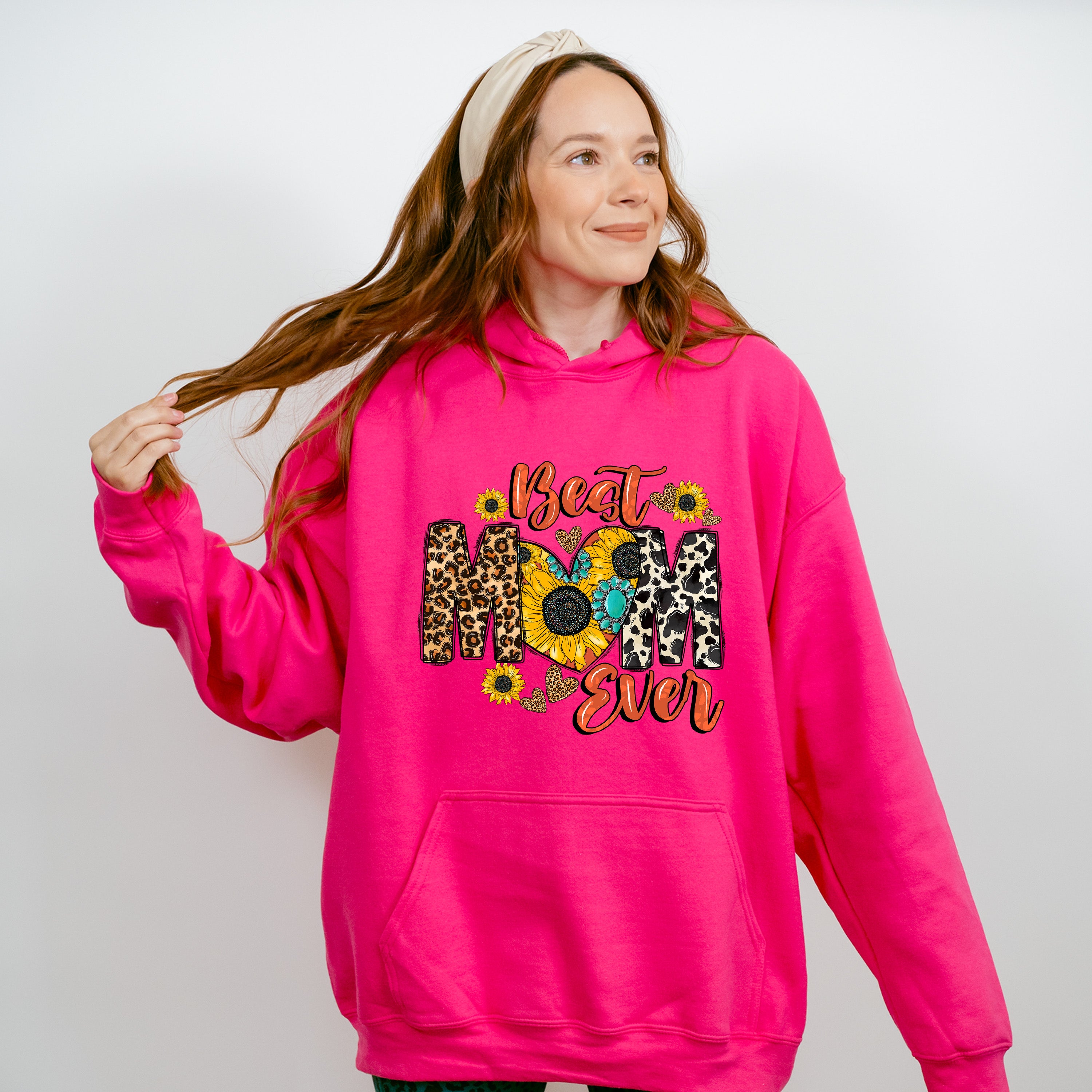 Sunflower Best Mom Ever Mother's Day Unisex Crewneck T-Shirt Sweatshirt Hoodie