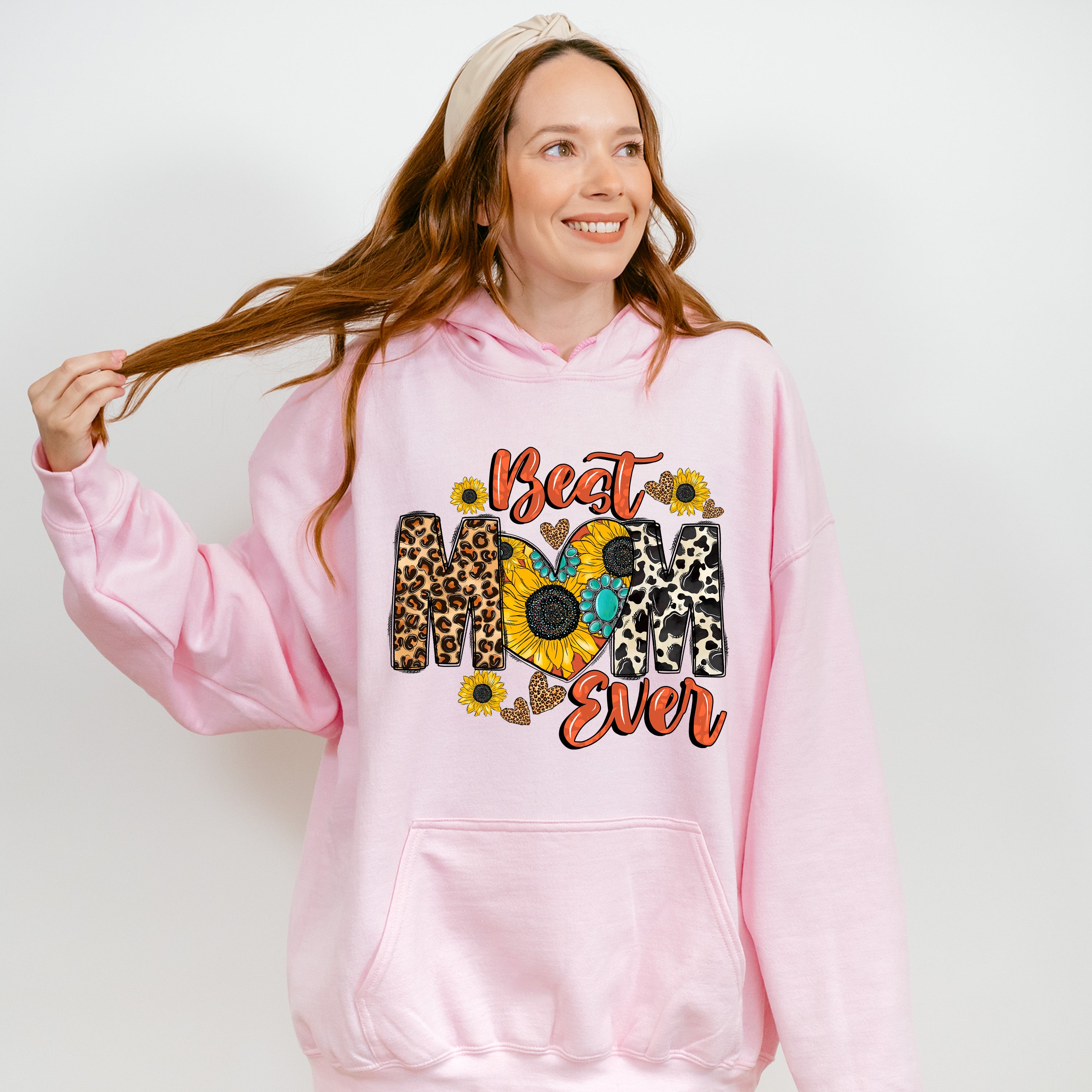 Sunflower Best Mom Ever Mother's Day Unisex Crewneck T-Shirt Sweatshirt Hoodie