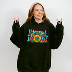 Sunflower Blessed Mom Mother's Day Unisex Crewneck T-Shirt Sweatshirt Hoodie