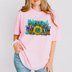 Sunflower Blessed Mom Mother's Day Unisex Crewneck T-Shirt Sweatshirt Hoodie