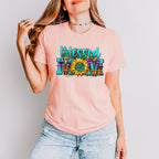 Sunflower Blessed Mom Mother's Day Unisex Crewneck T-Shirt Sweatshirt Hoodie