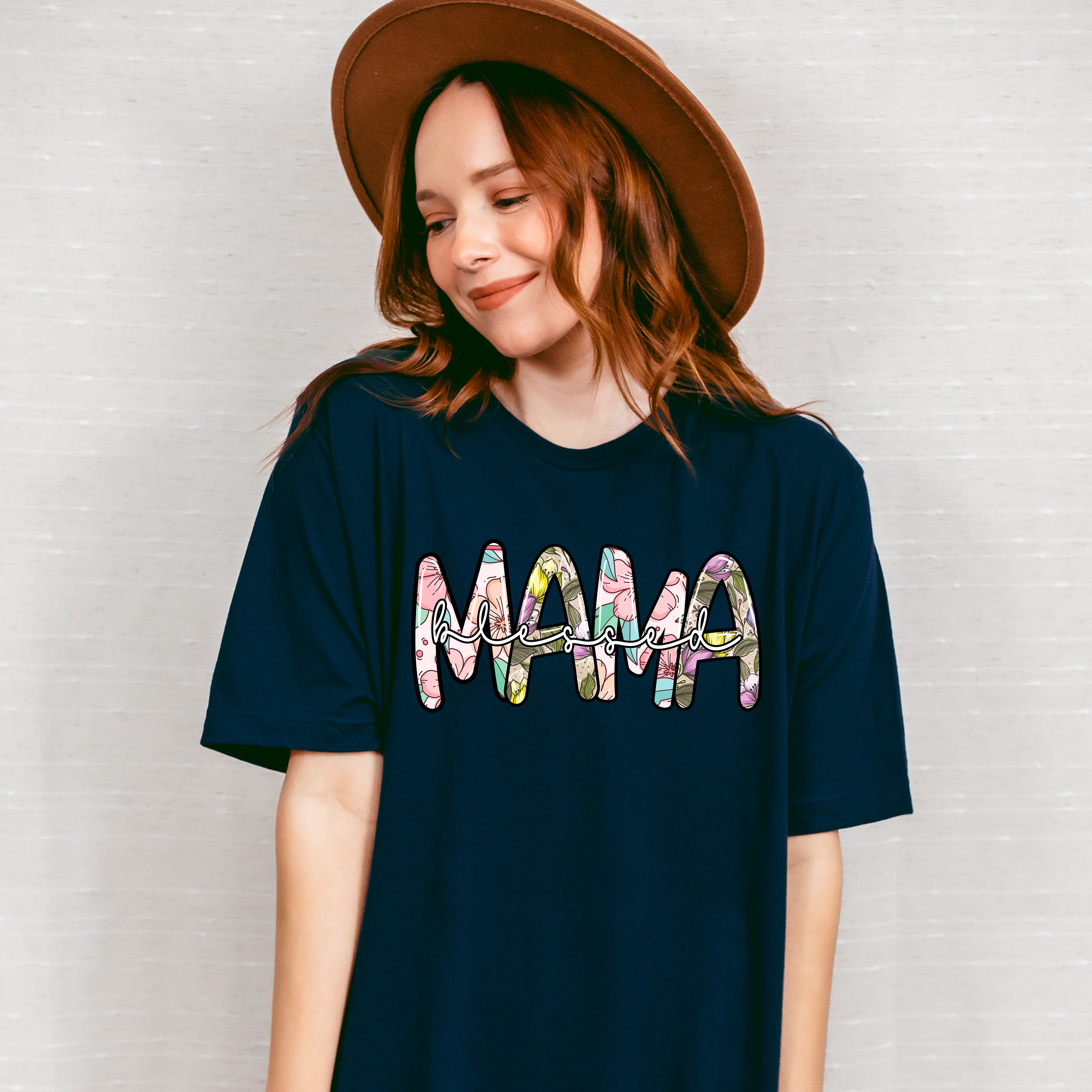 Blessed Mama Mother's Day Unisex Crewneck T-Shirt Sweatshirt Hoodie