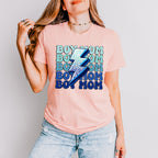 Boy Mom Lightning Mother's Day Unisex Crewneck T-Shirt Sweatshirt Hoodie