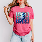 Boy Mom Lightning Mother's Day Unisex Crewneck T-Shirt Sweatshirt Hoodie