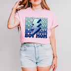 Boy Mom Lightning Mother's Day Unisex Crewneck T-Shirt Sweatshirt Hoodie