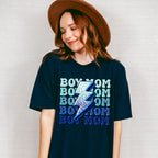 Boy Mom Lightning Mother's Day Unisex Crewneck T-Shirt Sweatshirt Hoodie