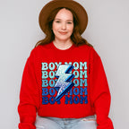 Boy Mom Lightning Mother's Day Unisex Crewneck T-Shirt Sweatshirt Hoodie