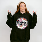 Circle Roses Mama Mother's Day Unisex Crewneck T-Shirt Sweatshirt Hoodie