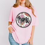 Circle Roses Mama Mother's Day Unisex Crewneck T-Shirt Sweatshirt Hoodie