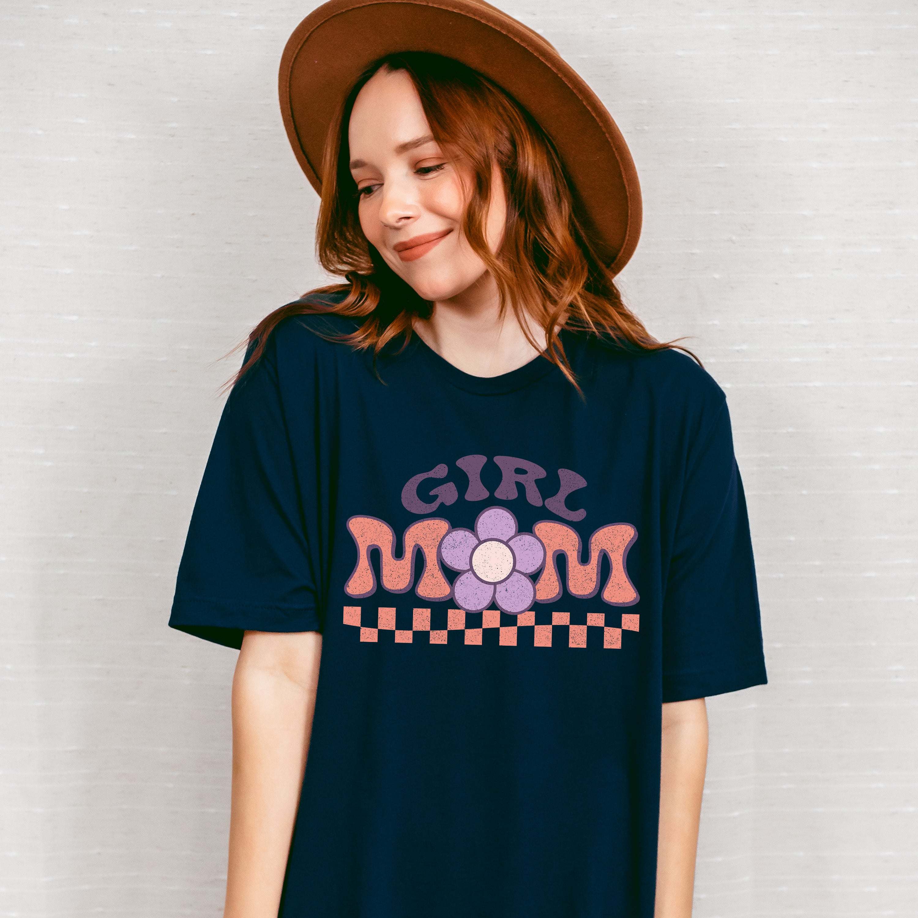 Girl Mom Mother's Day Unisex Crewneck T-Shirt Sweatshirt Hoodie