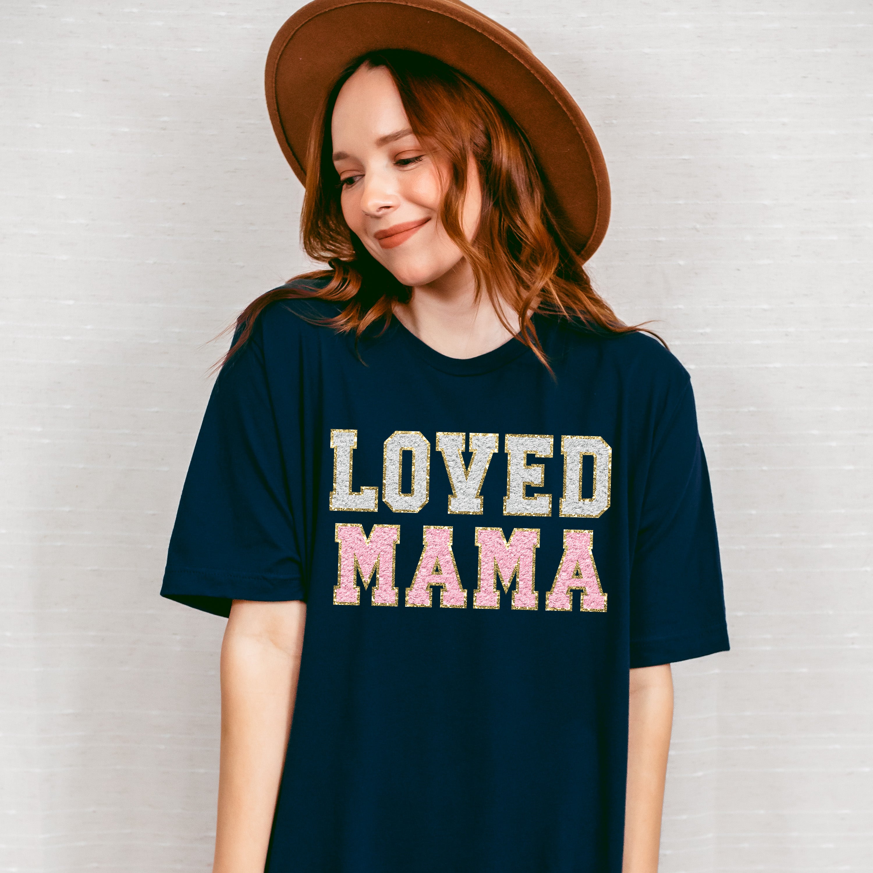 Loved Mama Mother's Day Unisex Crewneck T-Shirt Sweatshirt Hoodie