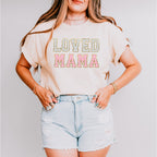 Loved Mama Mother's Day Unisex Crewneck T-Shirt Sweatshirt Hoodie