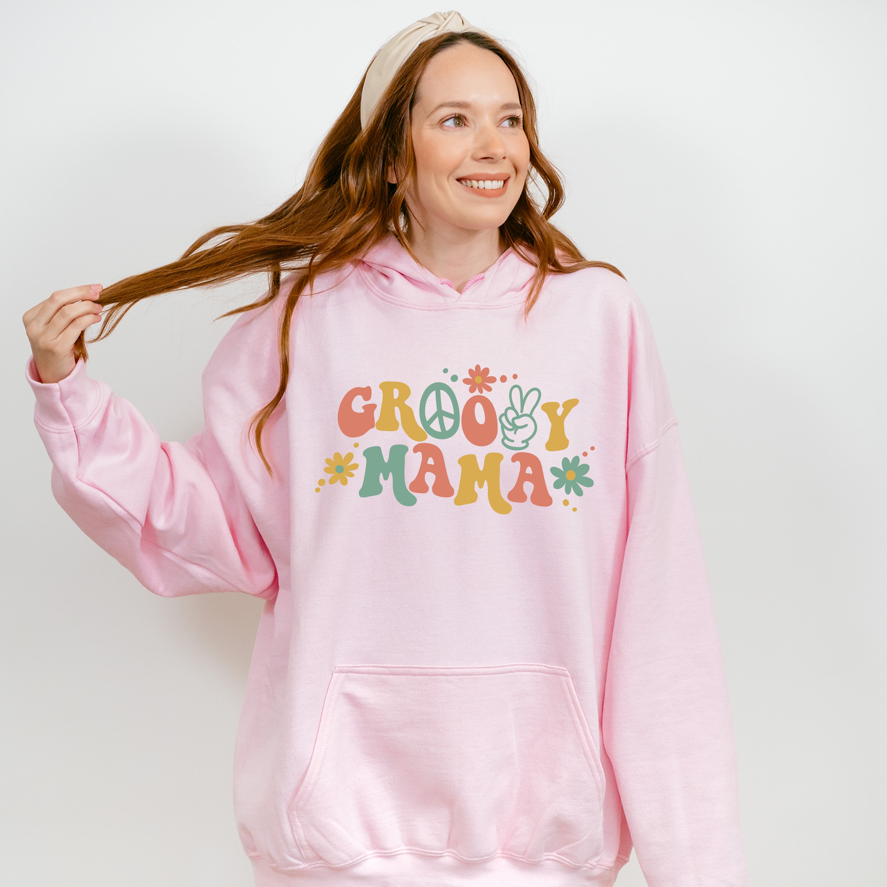 Groovy Mama Mother's Day Unisex Crewneck T-Shirt Sweatshirt Hoodie