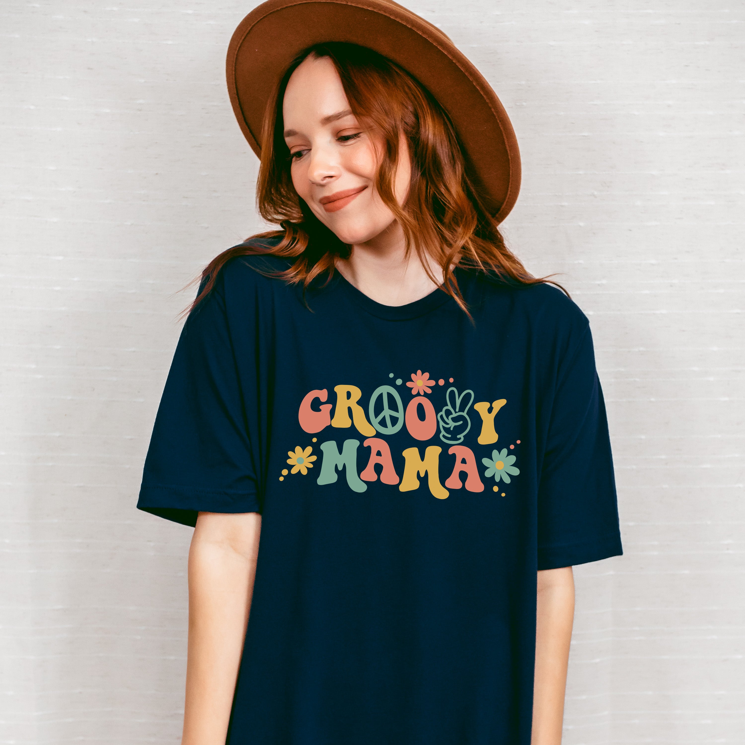 Groovy Mama Mother's Day Unisex Crewneck T-Shirt Sweatshirt Hoodie