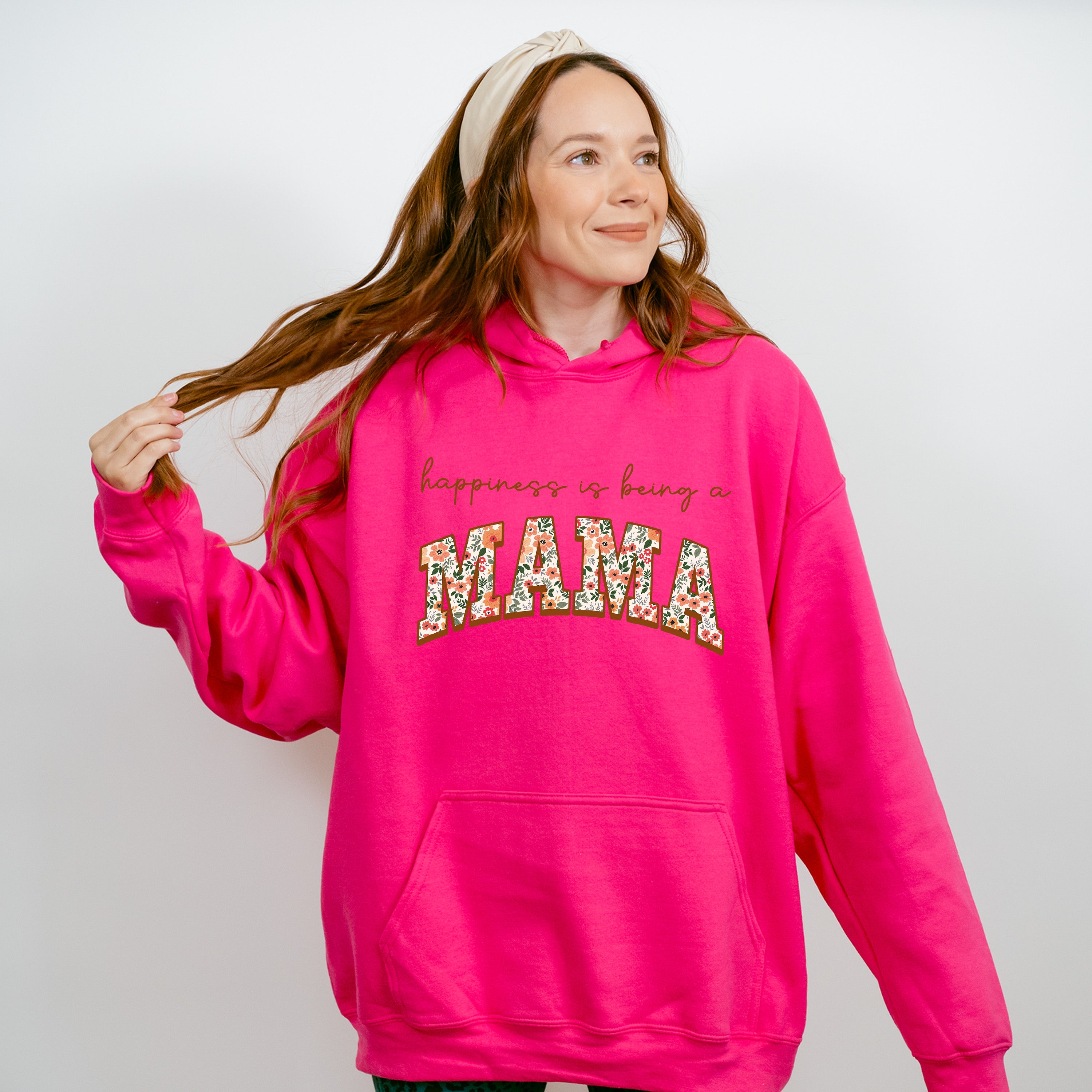 Happiness Is Being A Mama Mother's Day Unisex Crewneck T-Shirt Sweatshirt Hoodie