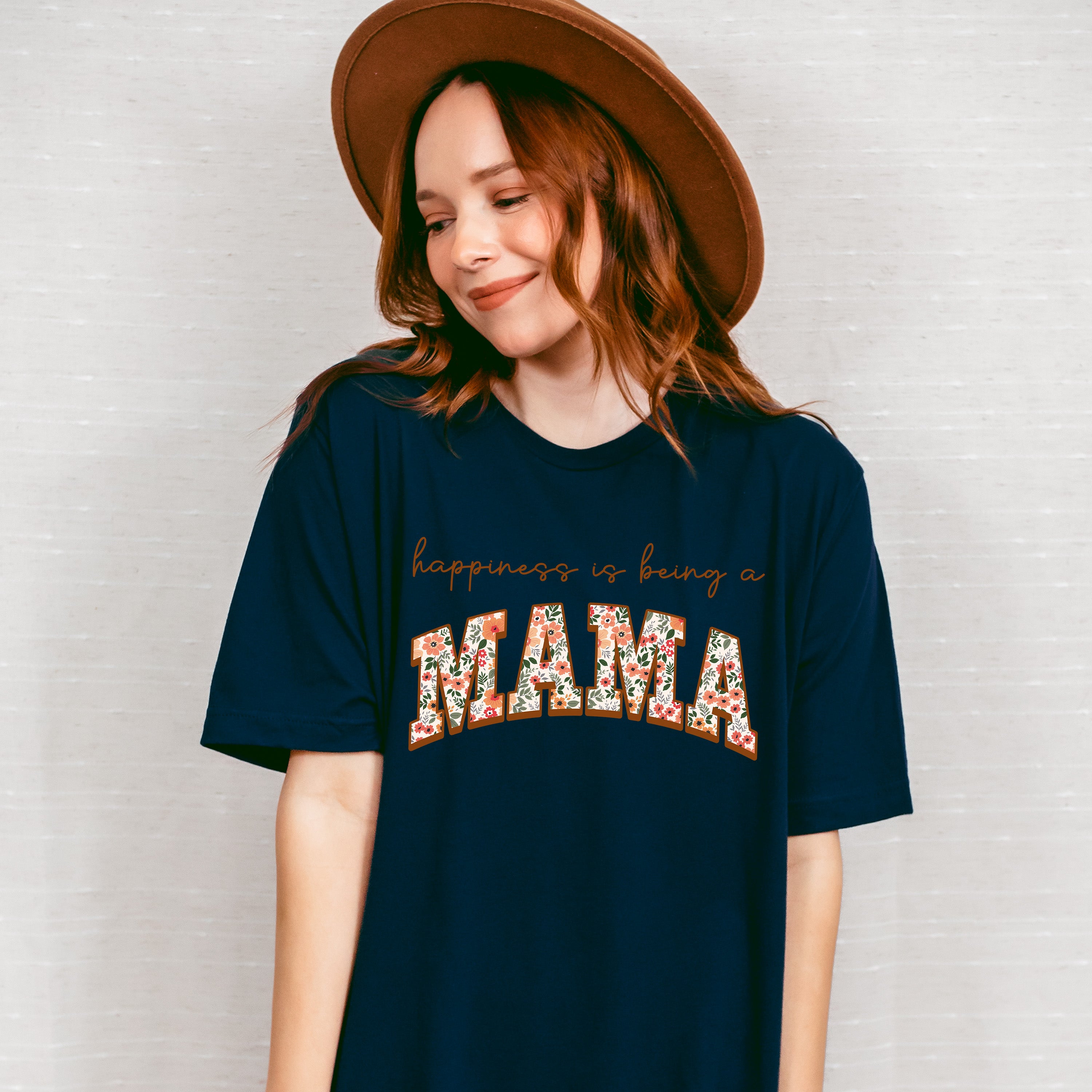 Happiness Is Being A Mama Mother's Day Unisex Crewneck T-Shirt Sweatshirt Hoodie