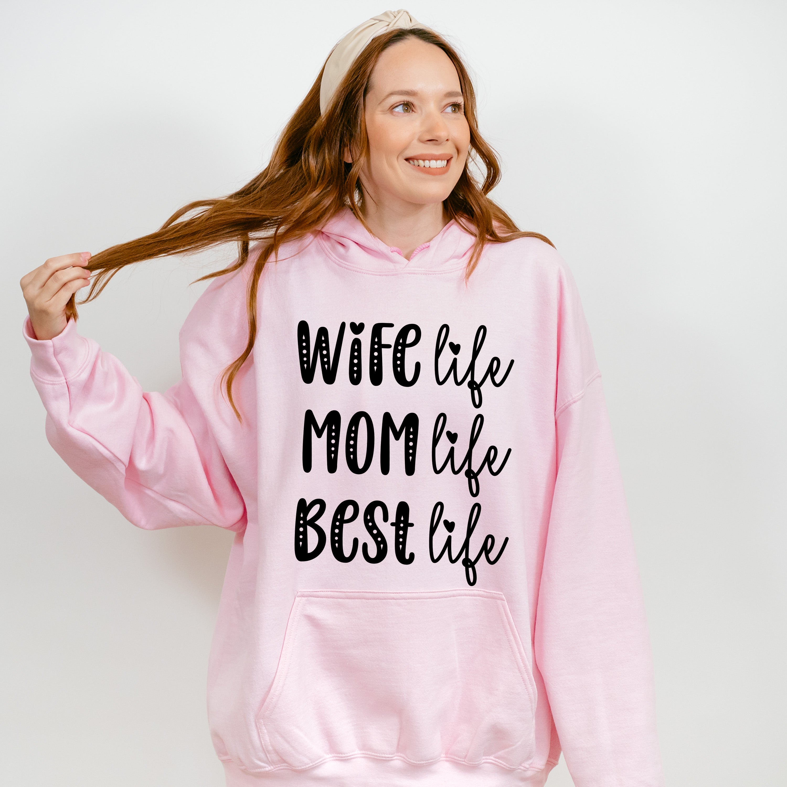 Best Life Mother's Day Unisex Crewneck T-Shirt Sweatshirt Hoodie
