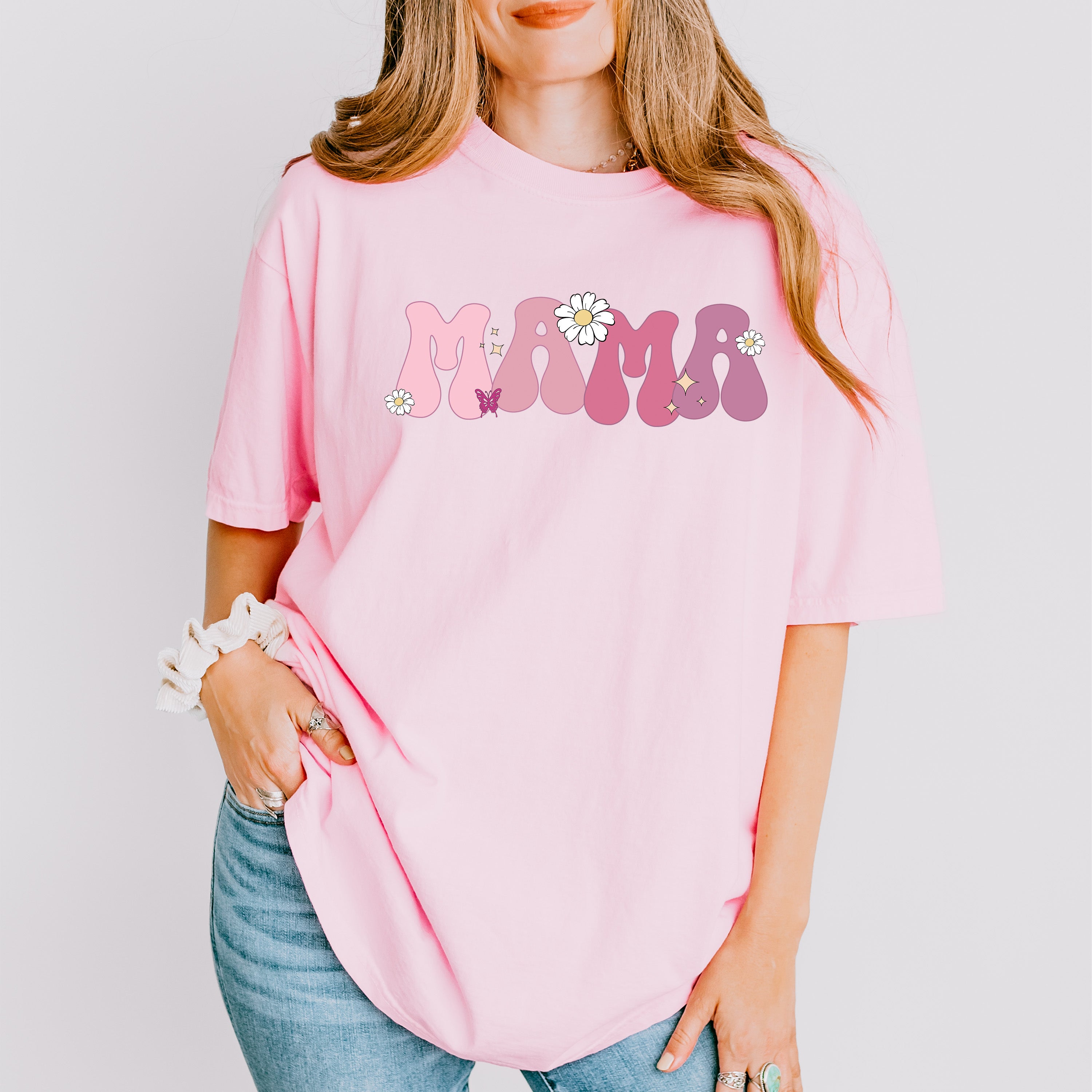 MAMA Mother's Day Unisex Crewneck T-Shirt Sweatshirt Hoodie