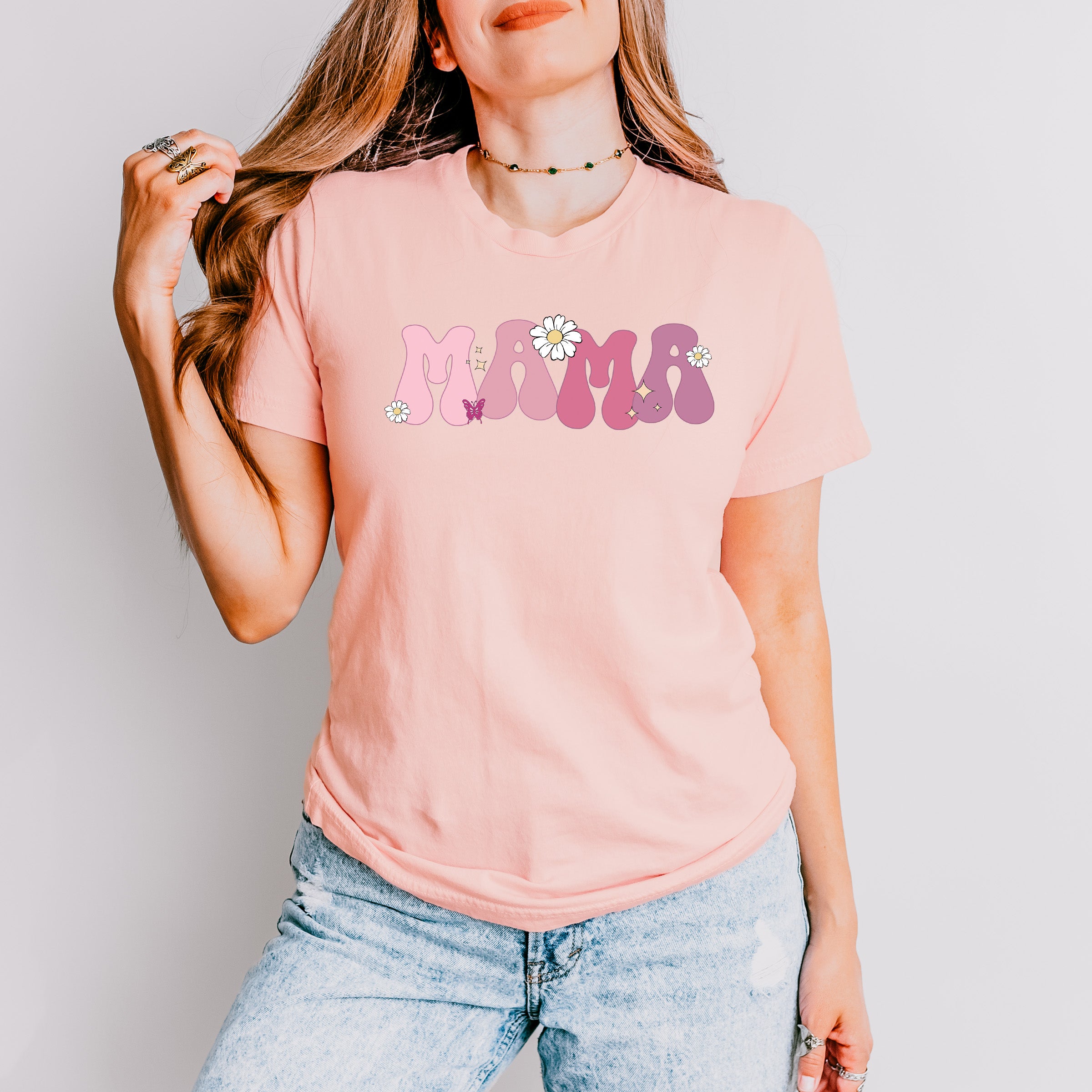 MAMA Mother's Day Unisex Crewneck T-Shirt Sweatshirt Hoodie