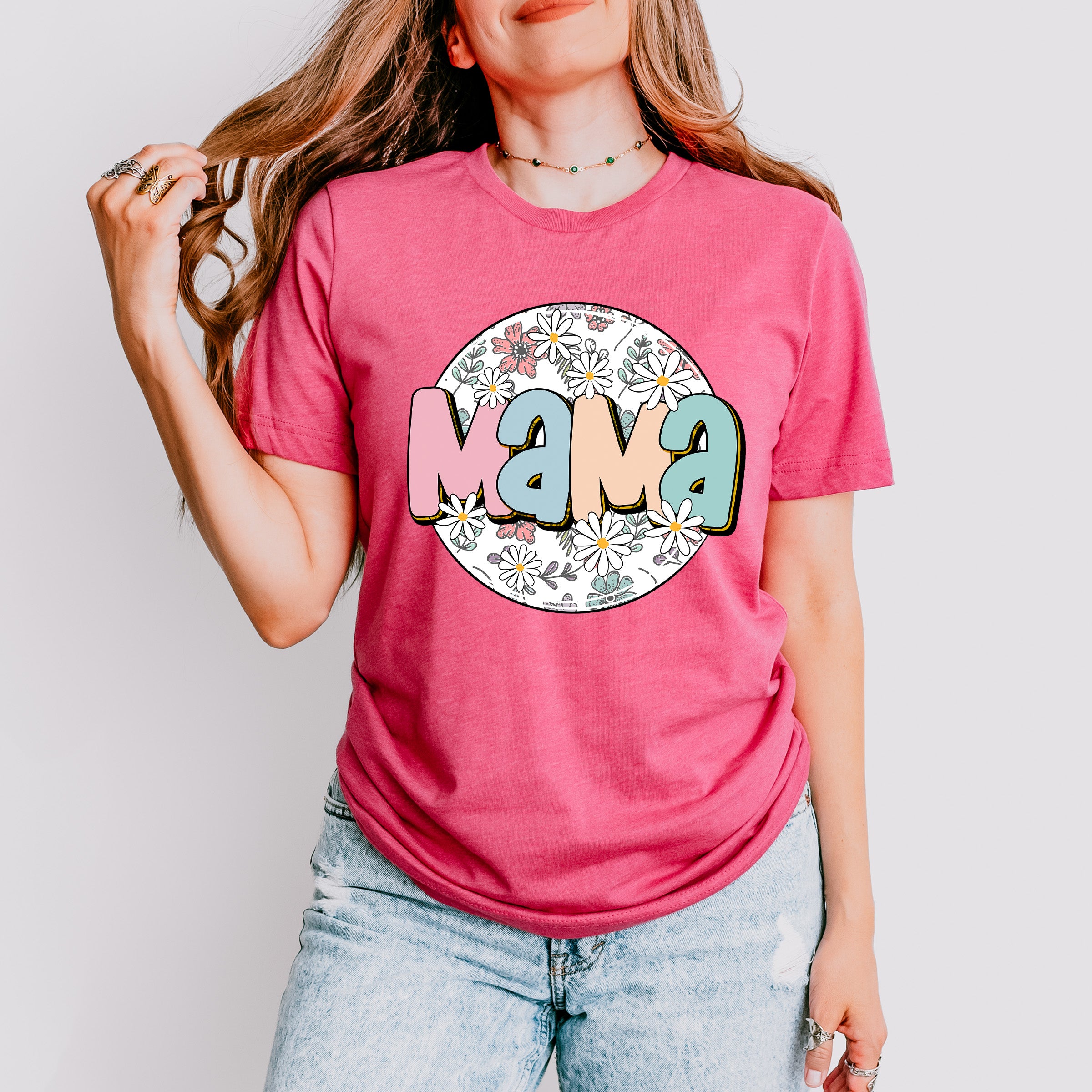 MAMA Mother's Day Unisex Crewneck T-Shirt Sweatshirt Hoodie