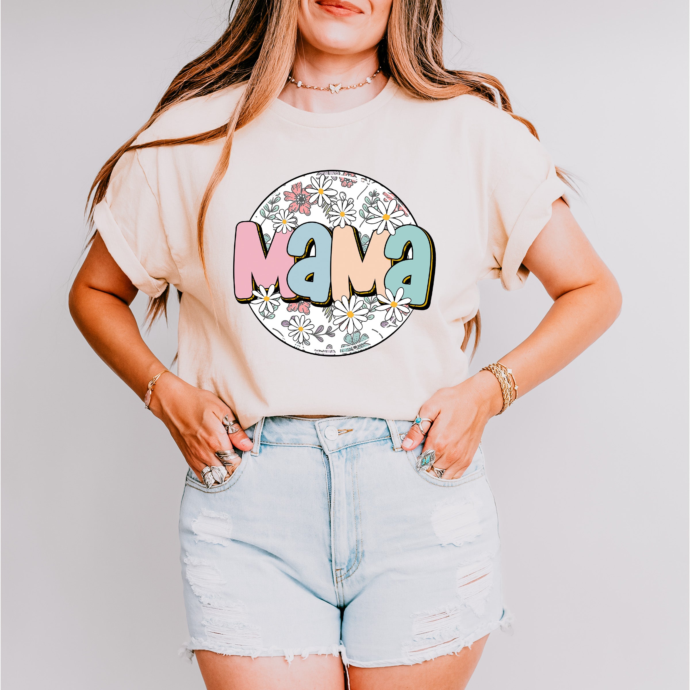 MAMA Mother's Day Unisex Crewneck T-Shirt Sweatshirt Hoodie
