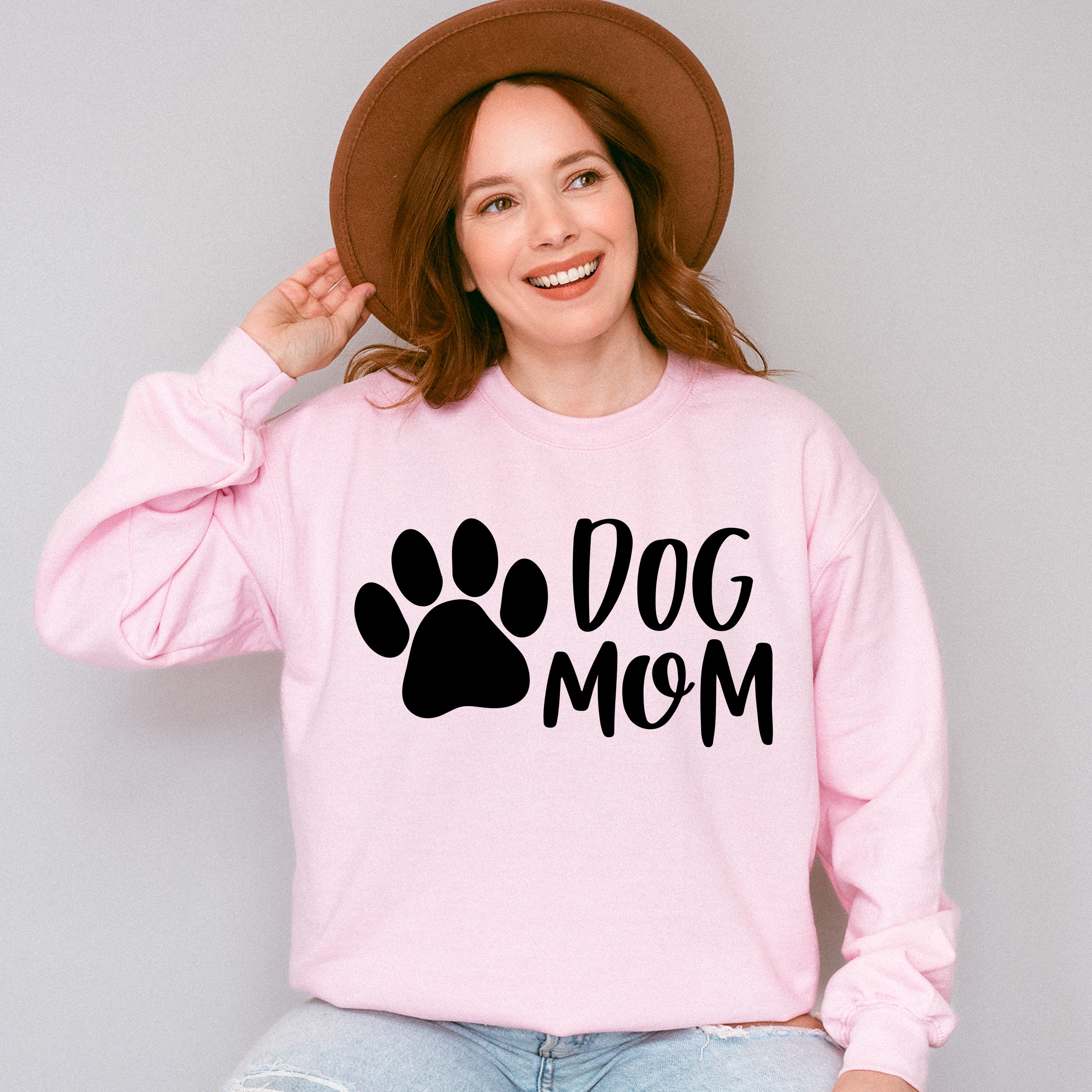 Dog Mom Mother's Day Unisex Crewneck T-Shirt Sweatshirt Hoodie