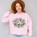 MAMA Flowers Mother's Day Unisex Crewneck T-Shirt Sweatshirt Hoodie