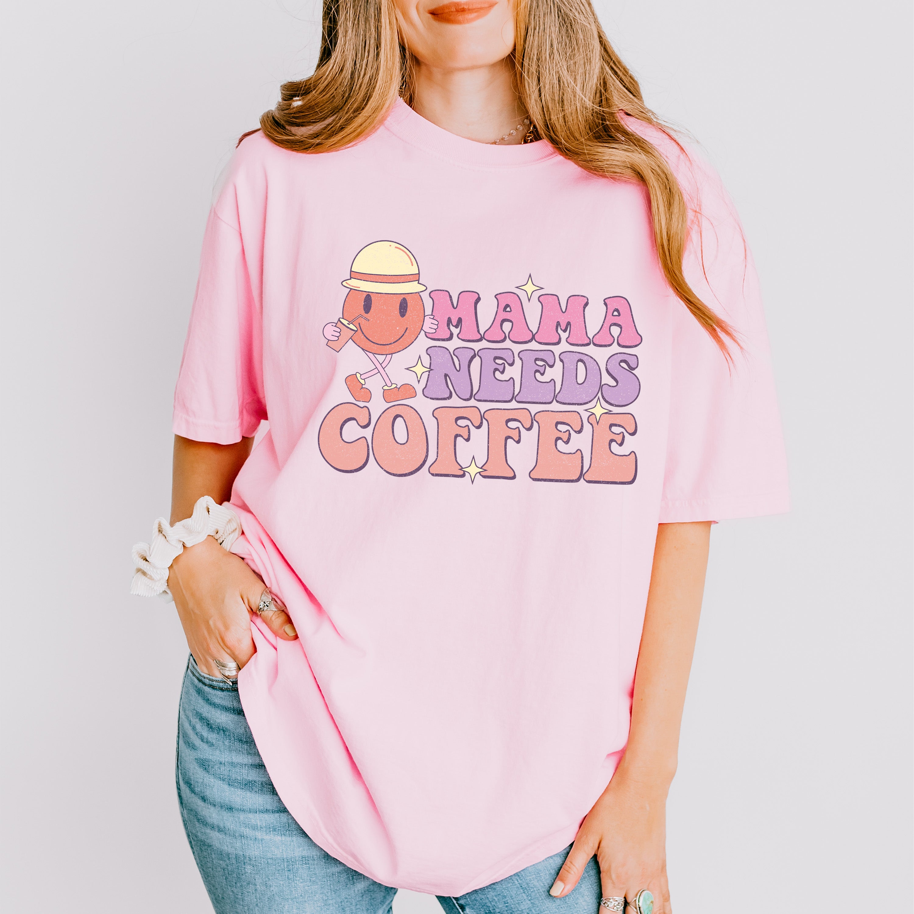Mama Needs Coffee Mother's Day Unisex Crewneck T-Shirt Sweatshirt Hoodie