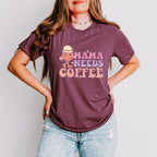 Mama Needs Coffee Mother's Day Unisex Crewneck T-Shirt Sweatshirt Hoodie