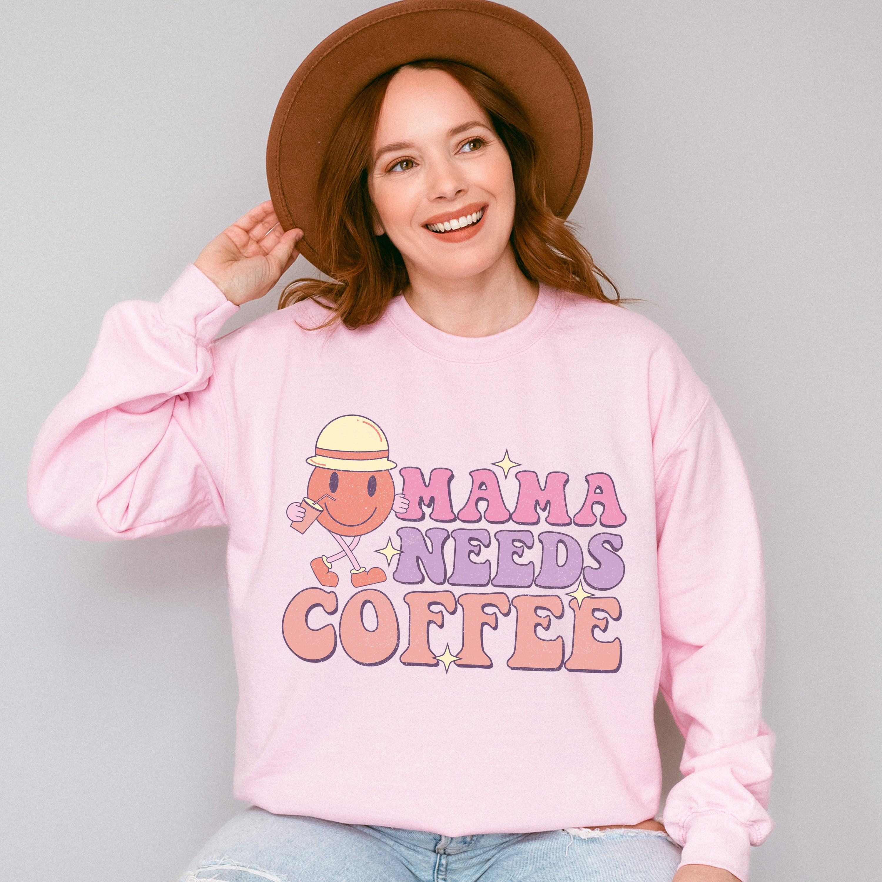 Mama Needs Coffee Mother's Day Unisex Crewneck T-Shirt Sweatshirt Hoodie