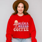 Mama Needs Coffee Mother's Day Unisex Crewneck T-Shirt Sweatshirt Hoodie