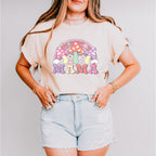 Mama Mushrooms And Rainbow Mother's Day Unisex Crewneck T-Shirt Sweatshirt Hoodie