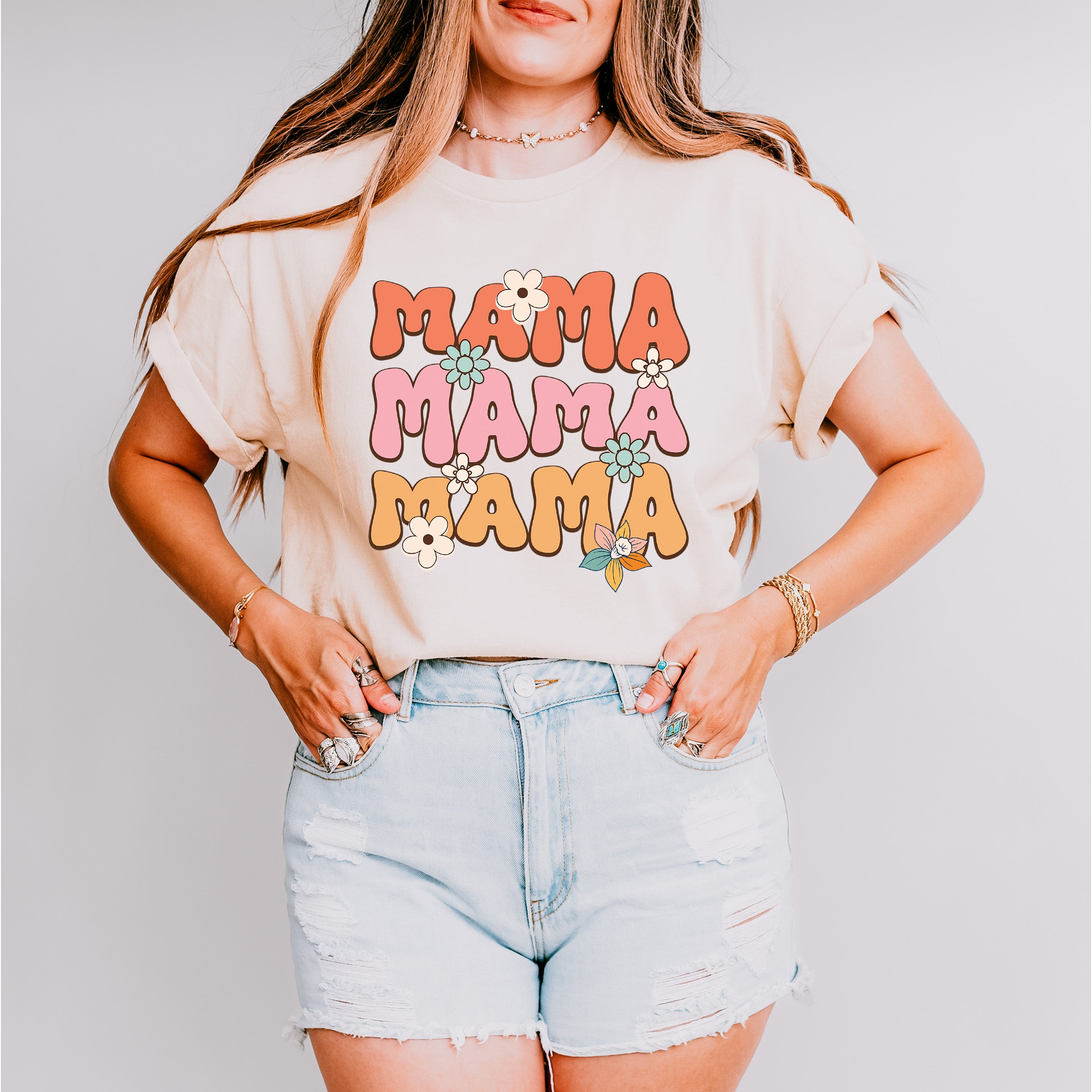 Mama Mama Mama Mother's Day Unisex Crewneck T-Shirt Sweatshirt Hoodie