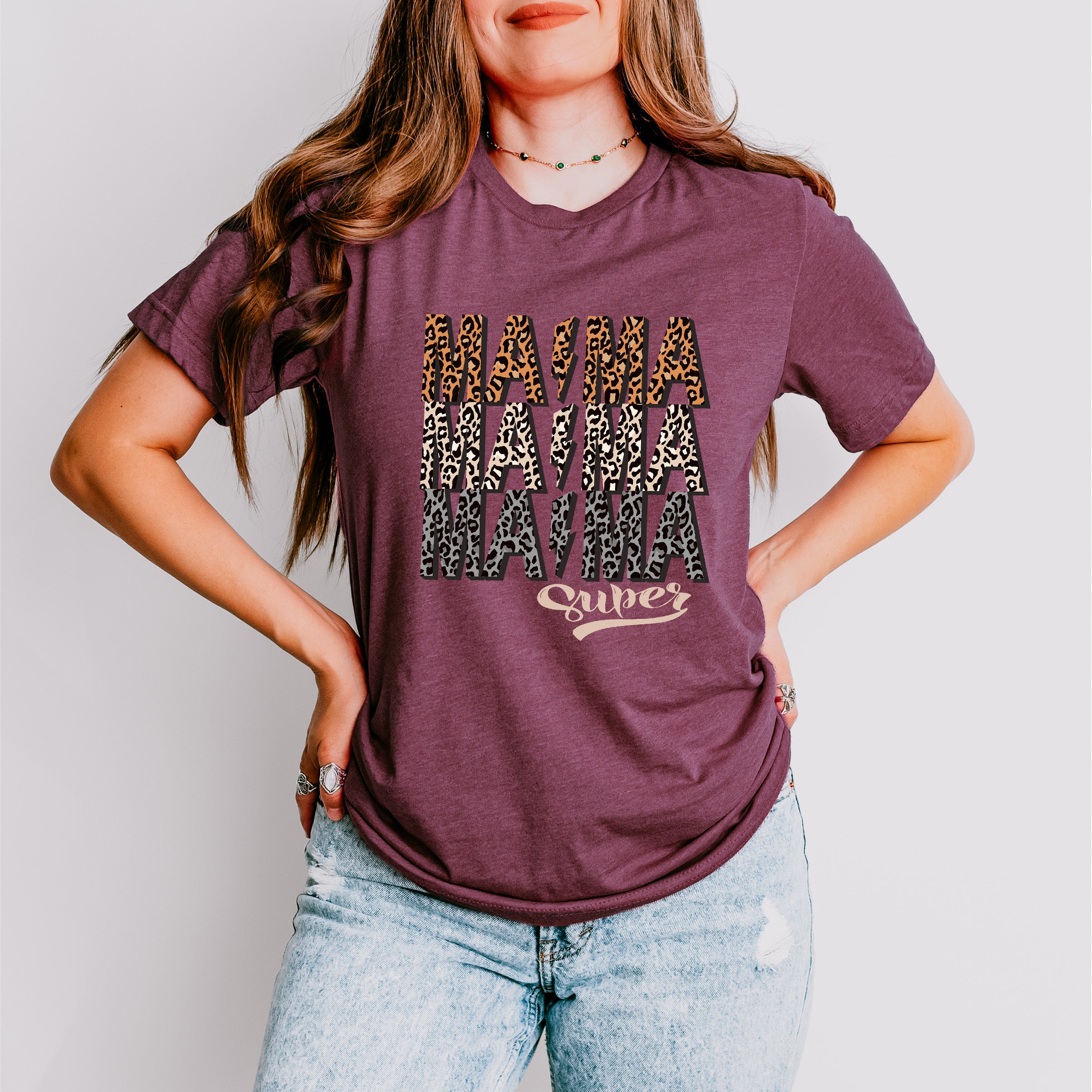 Mama Super Mother's Day Unisex Crewneck T-Shirt Sweatshirt Hoodie