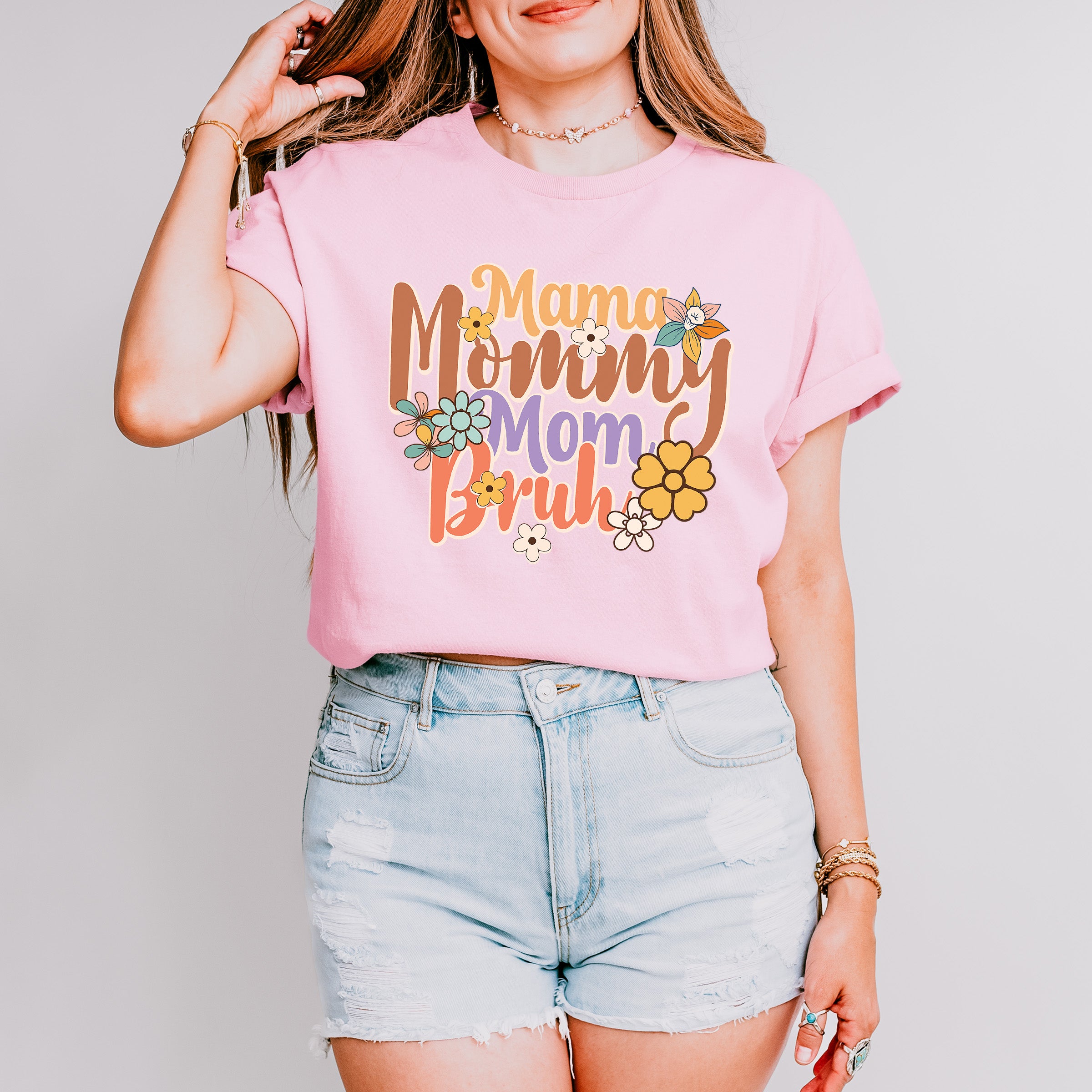 Mama Mommy Mom Bruh Mother's Day Unisex Crewneck T-Shirt Sweatshirt Hoodie