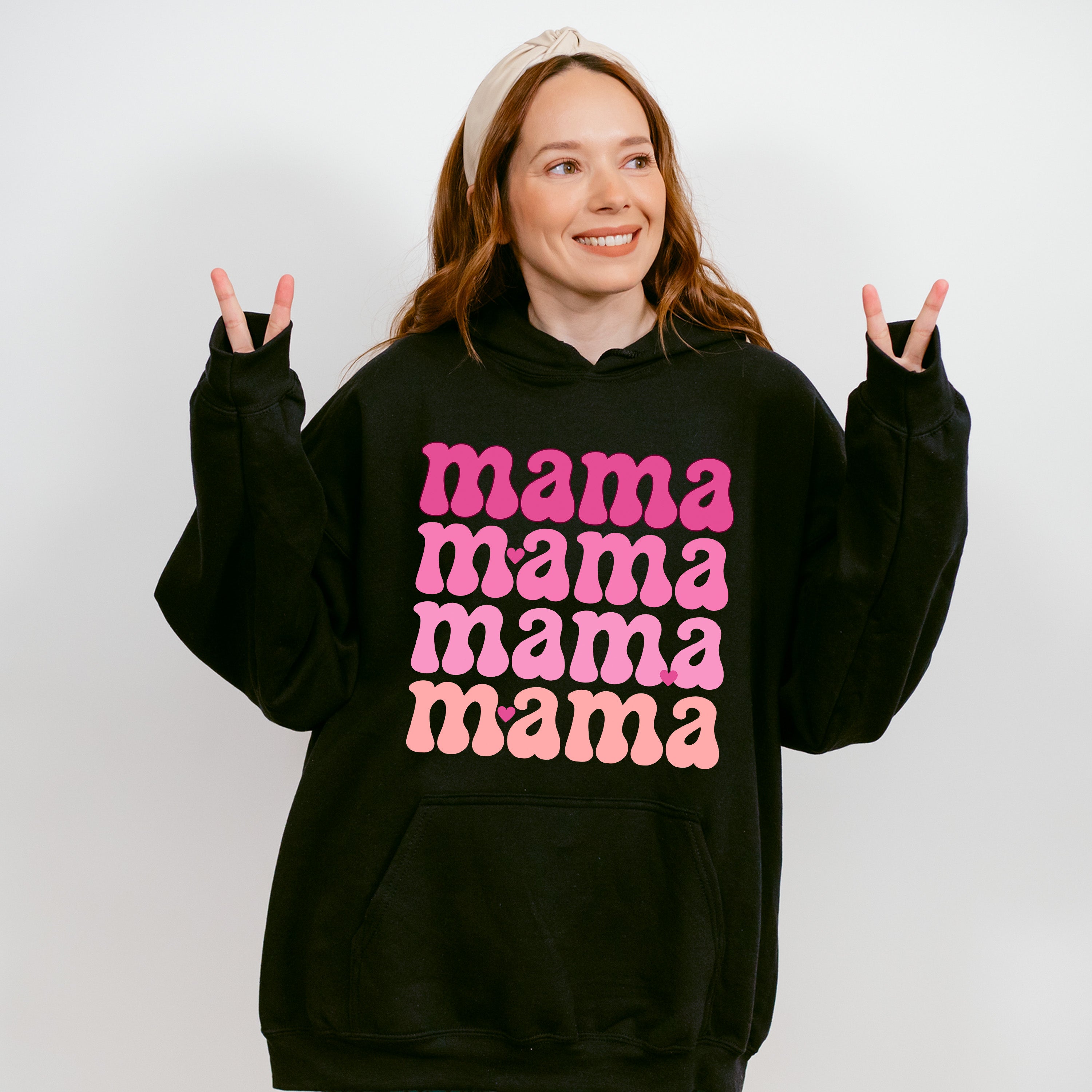 Pink Mama Mama Mama Mother's Day Unisex Crewneck T-Shirt Sweatshirt Hoodie