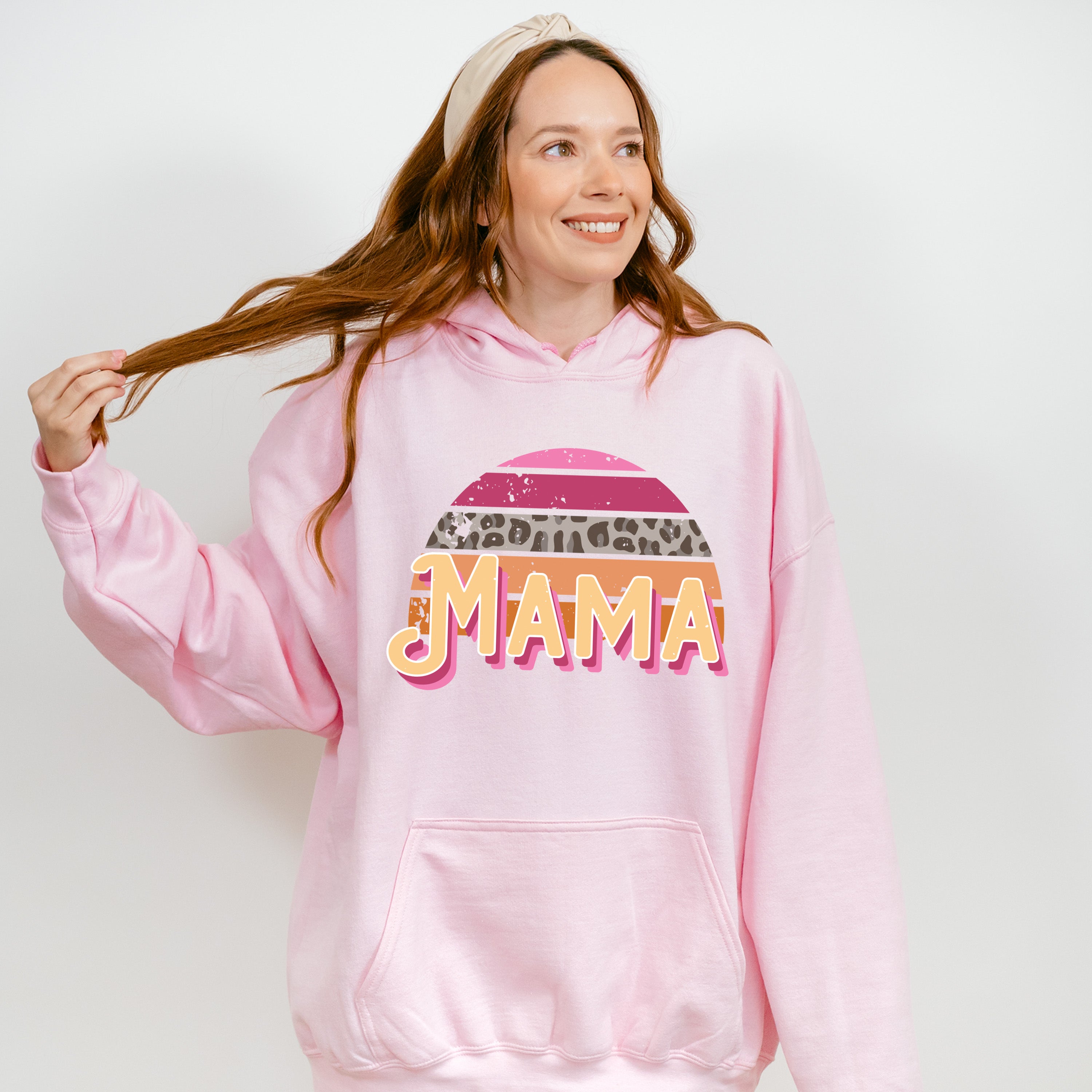 Mama Retro Mother's Day Unisex Crewneck T-Shirt Sweatshirt Hoodie