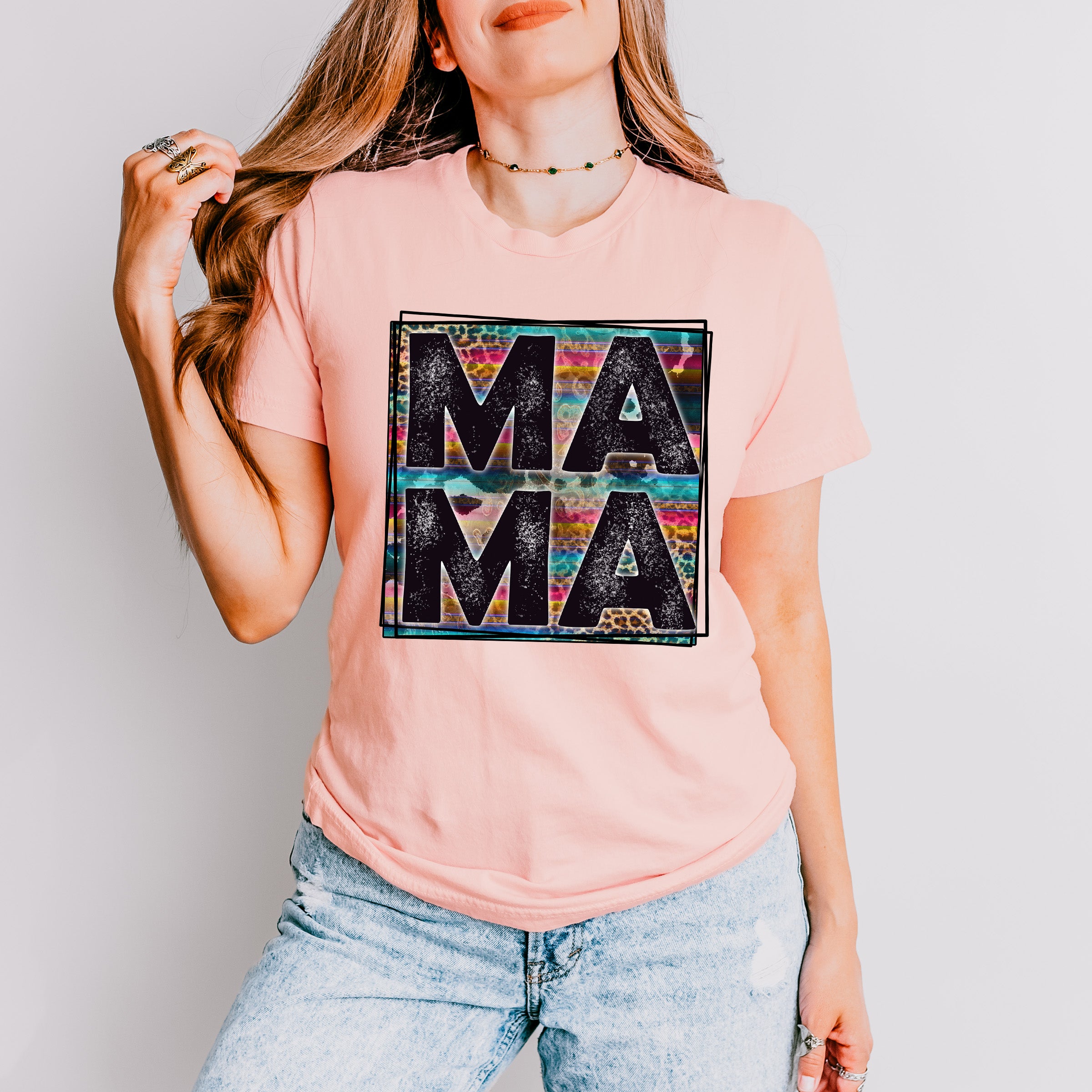 MAMA Mother's Day Unisex Crewneck T-Shirt Sweatshirt Hoodie