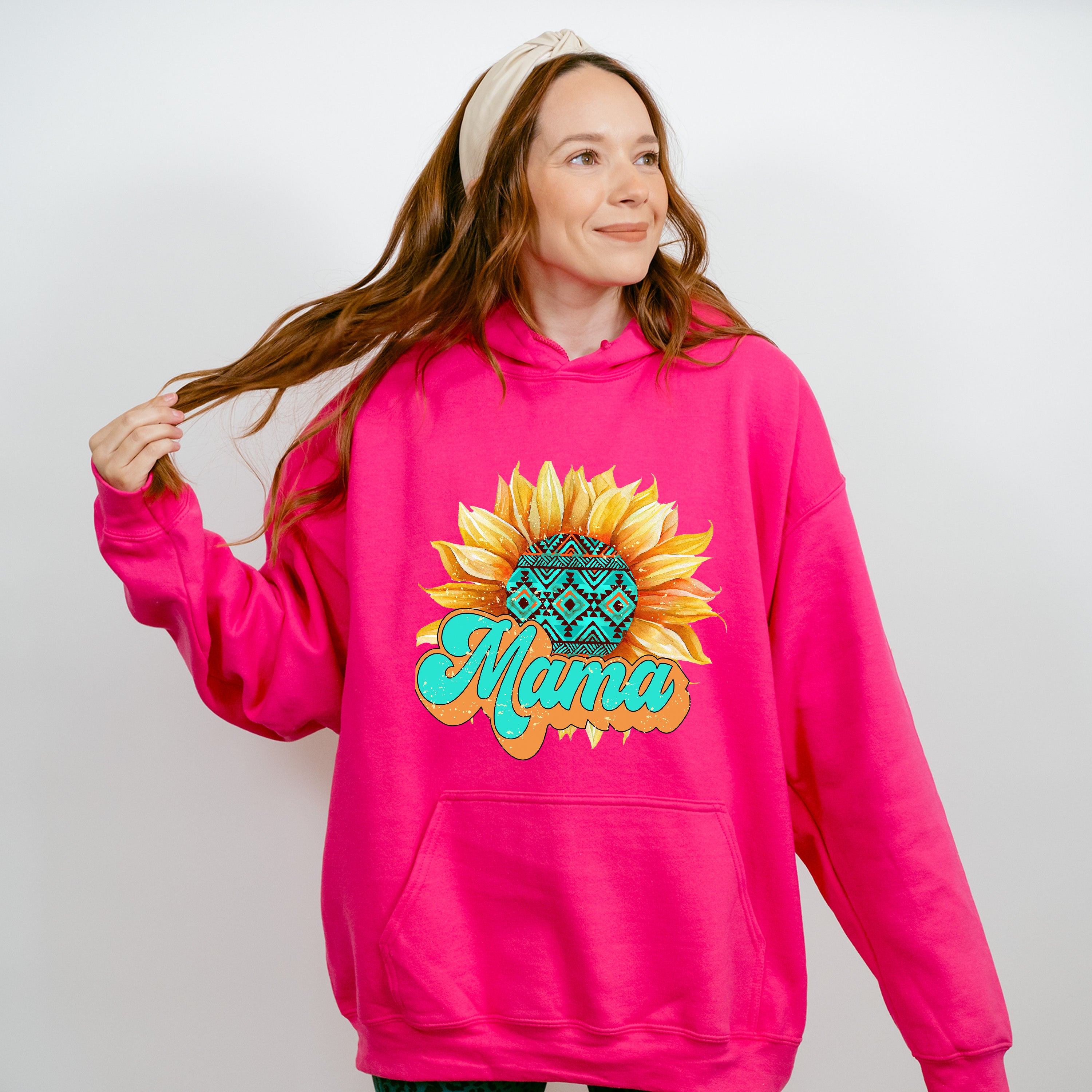 Mama Sunflower Mother's Day Unisex Crewneck T-Shirt Sweatshirt Hoodie