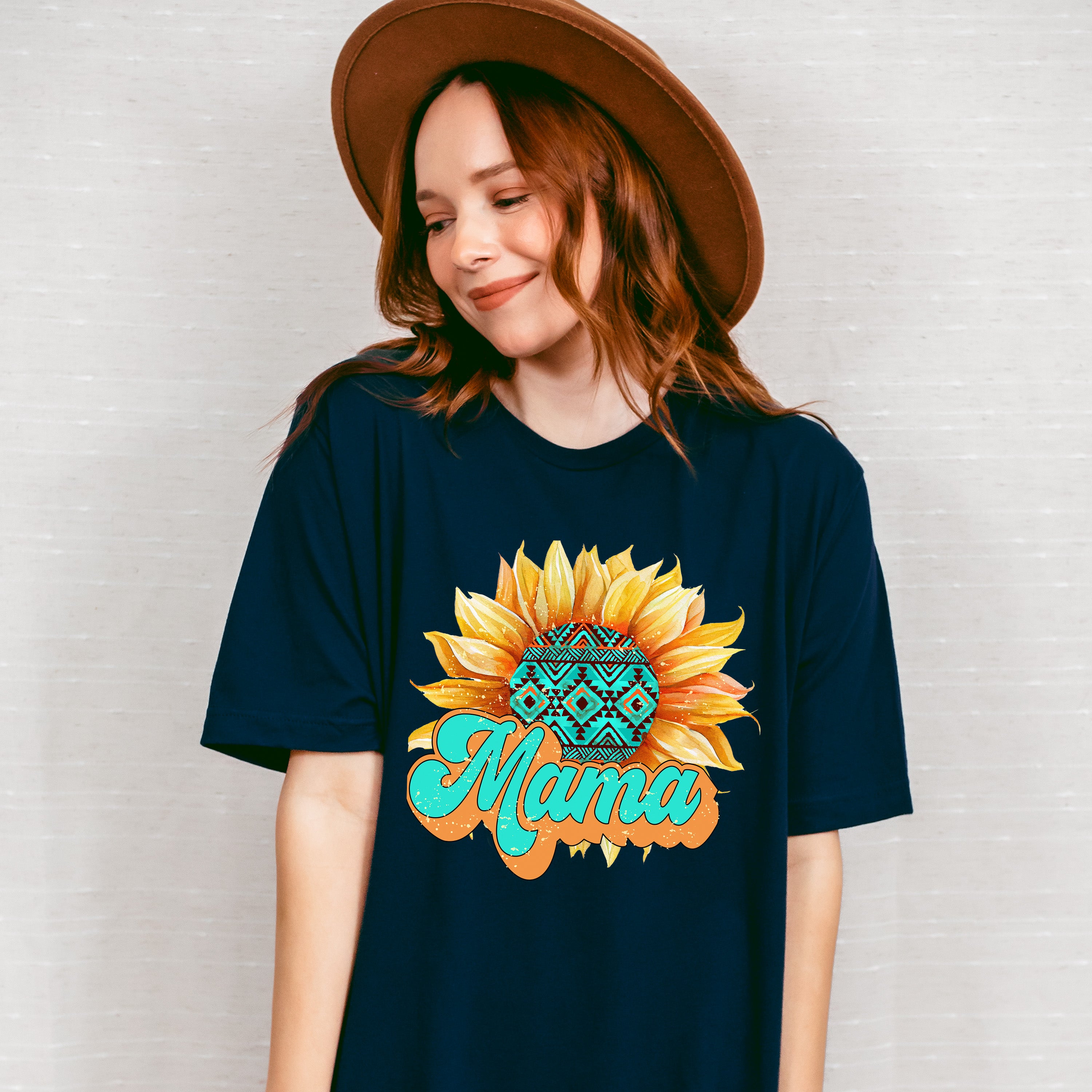 Mama Sunflower Mother's Day Unisex Crewneck T-Shirt Sweatshirt Hoodie