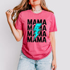 Mama Blue Lightning Mother's Day Unisex Crewneck T-Shirt Sweatshirt Hoodie