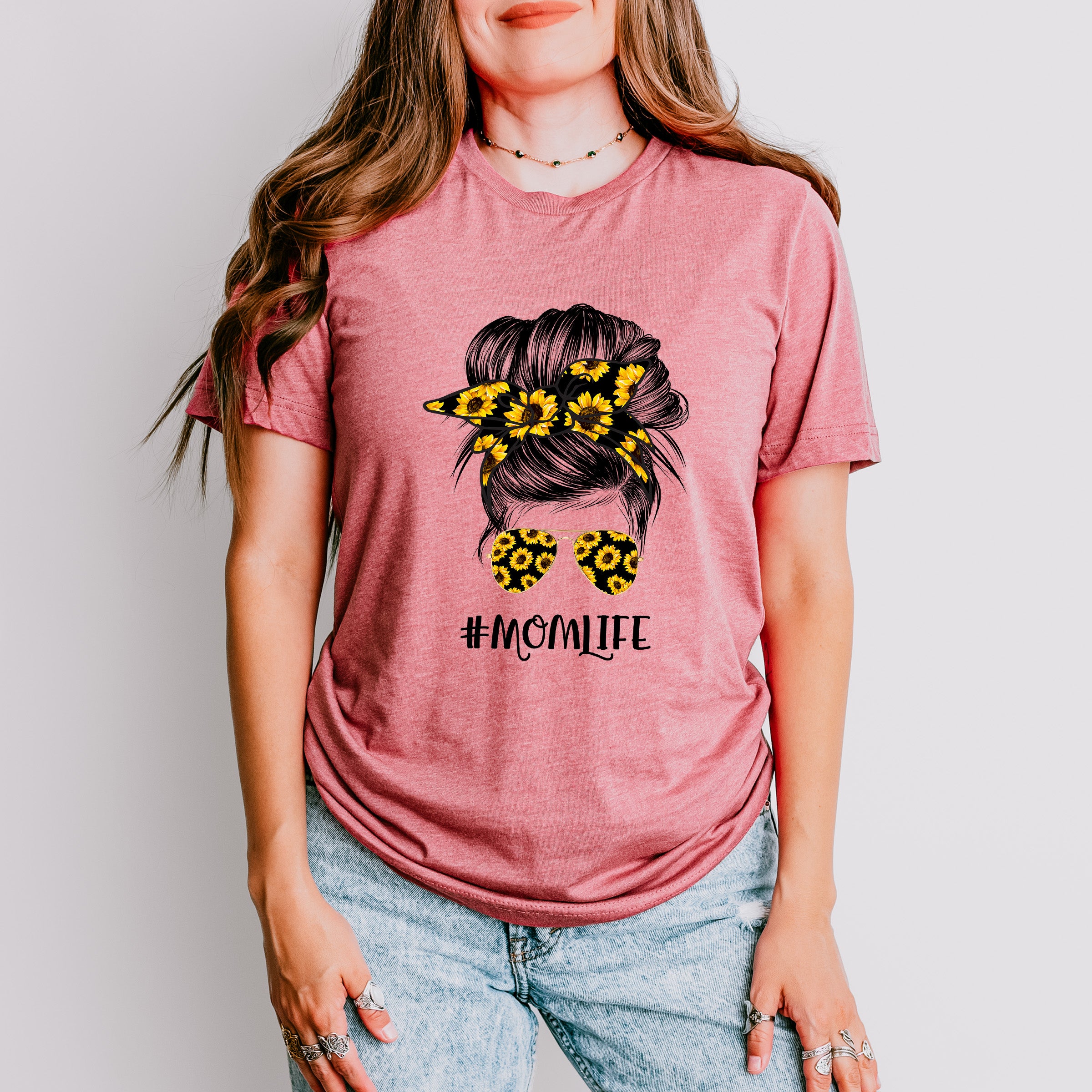 Mom Life Mother's Day Unisex Crewneck T-Shirt Sweatshirt Hoodie